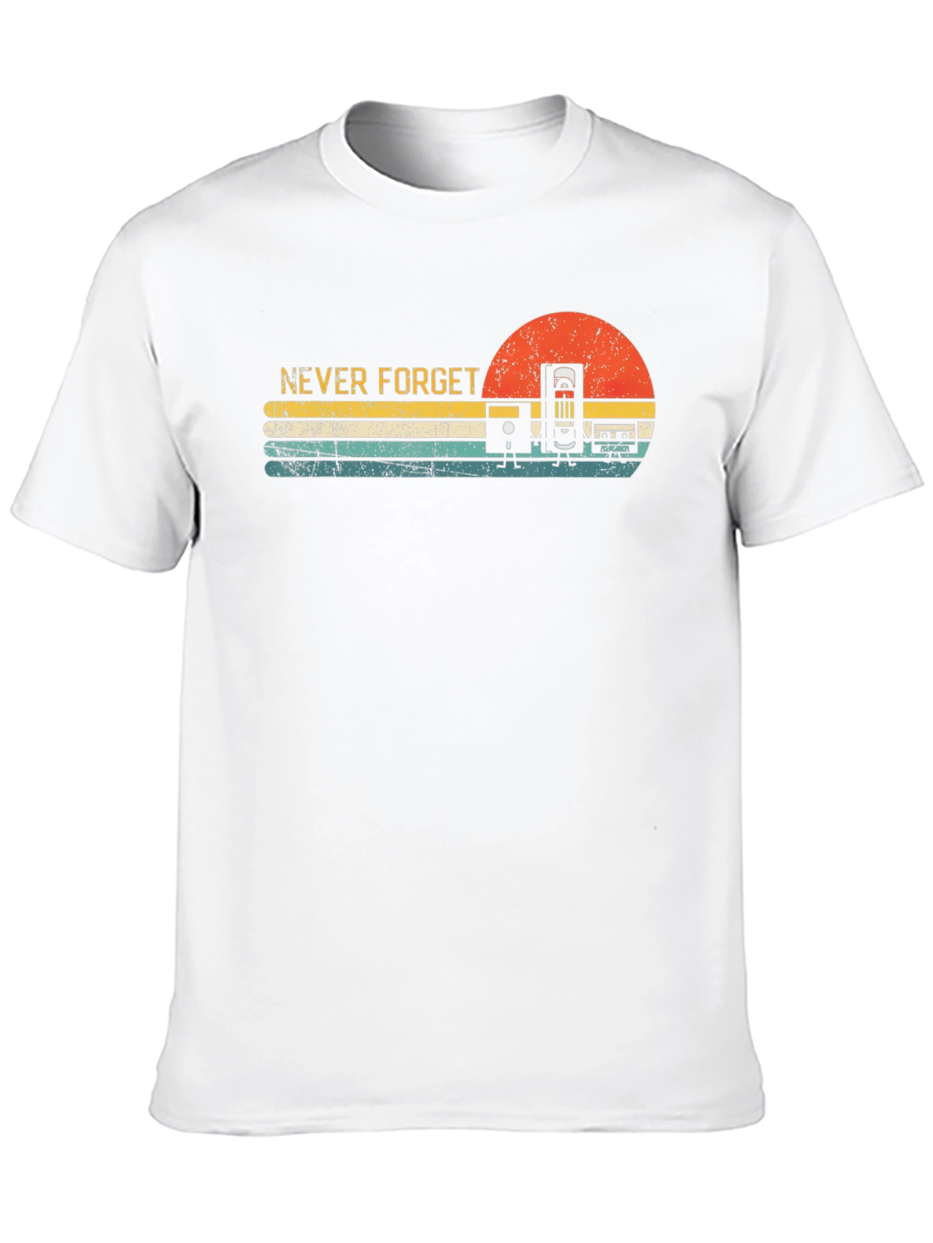 Retro Never Forget Cassette Tape T-Shirt
