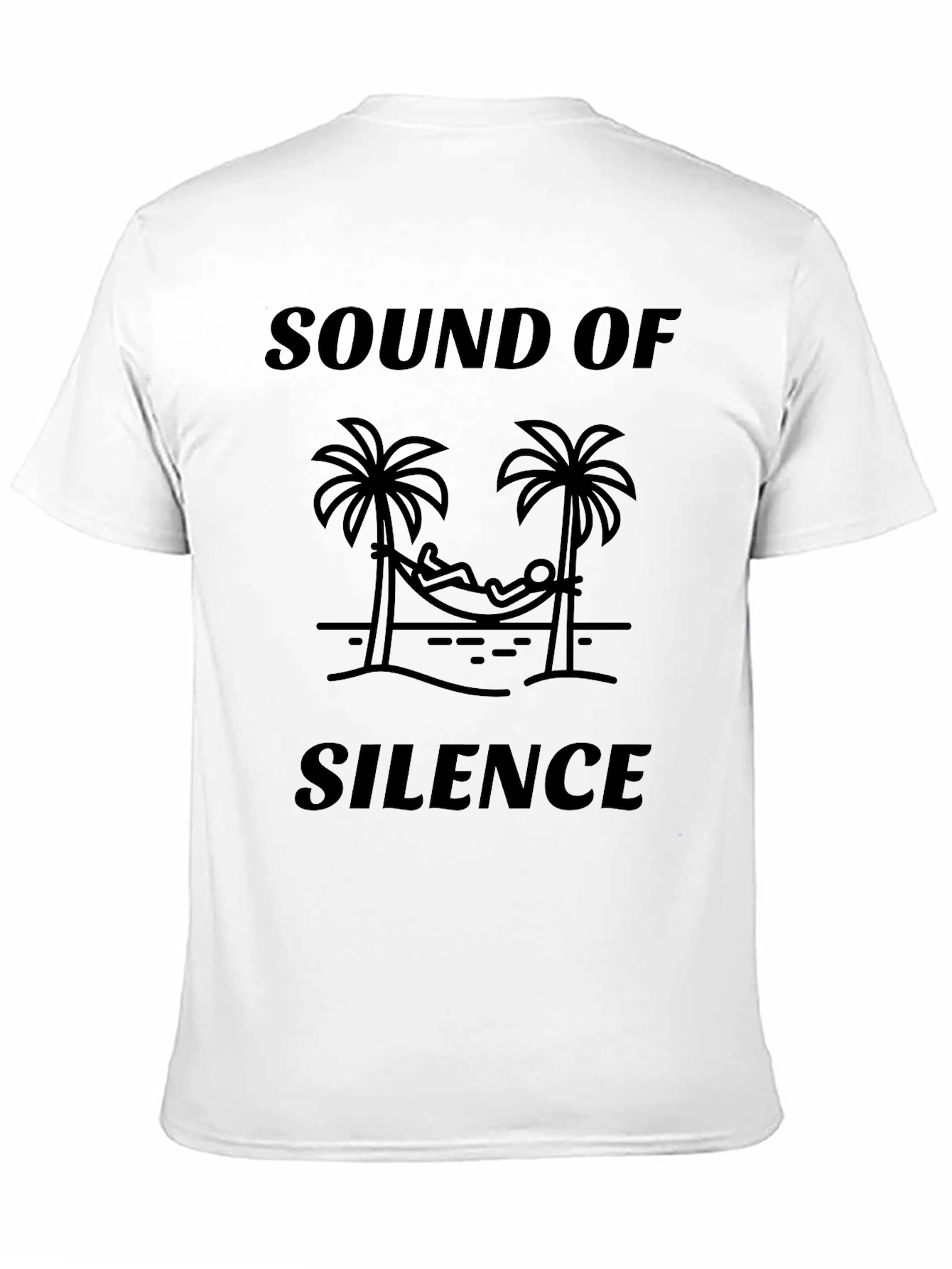 Sound of Silence Palm Tree Hammock Graphic Tee