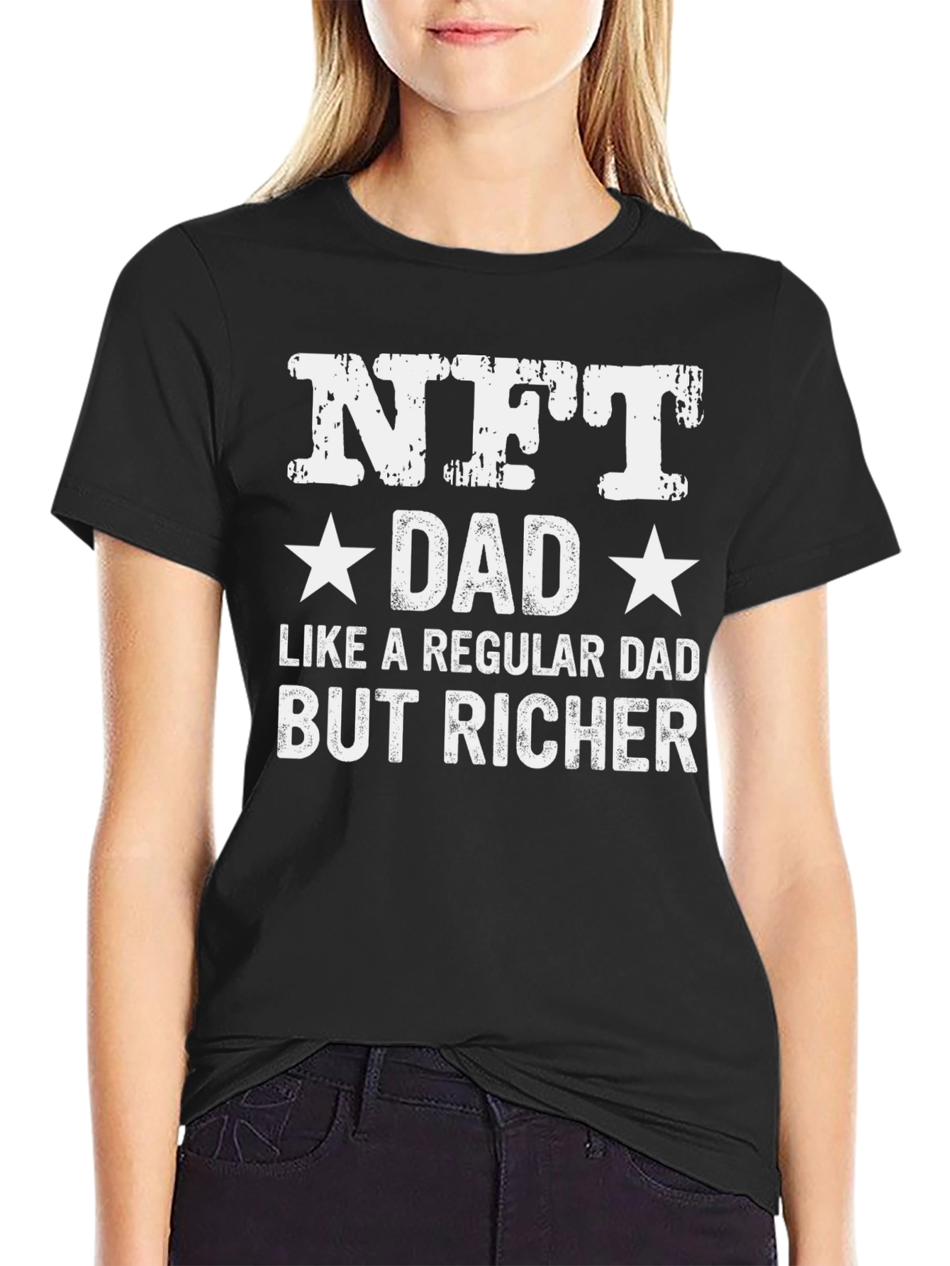 NFT Dad Graphic Tee - Funny Rich Dad Shirt
