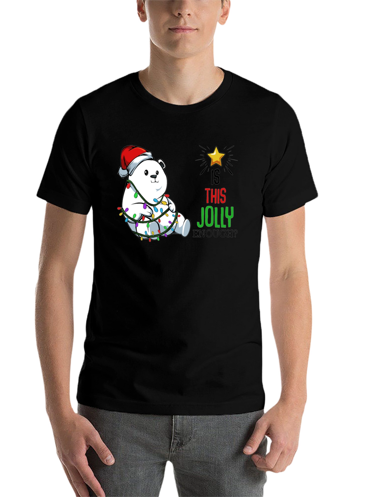 Jolly Bear Christmas T-Shirt