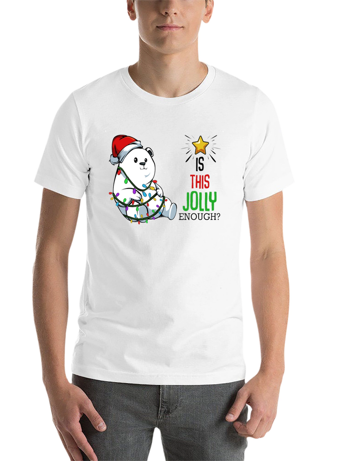 Jolly Bear Christmas T-Shirt