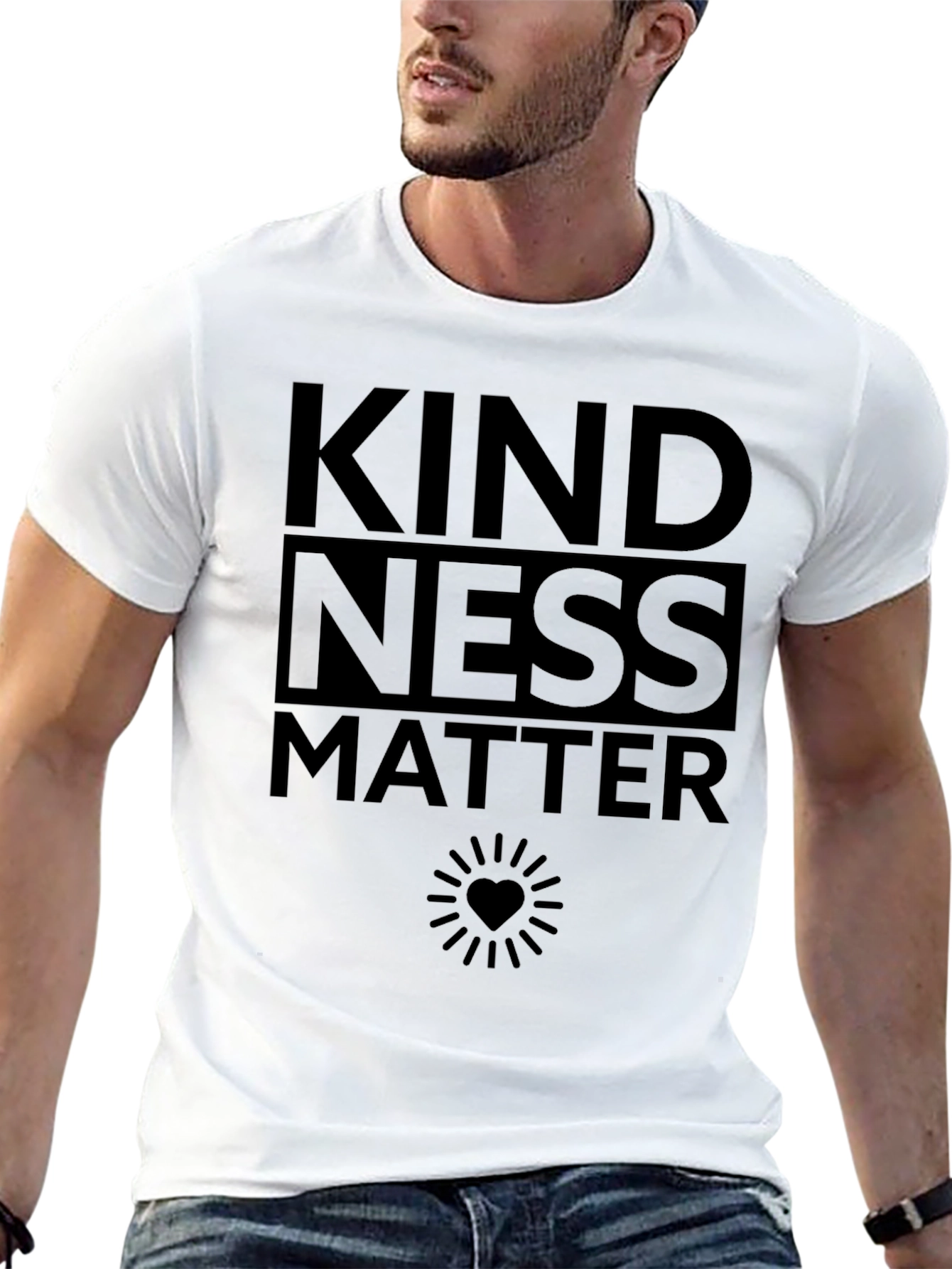 Kindness Matters Graphic Tee - Soft Cotton Blend