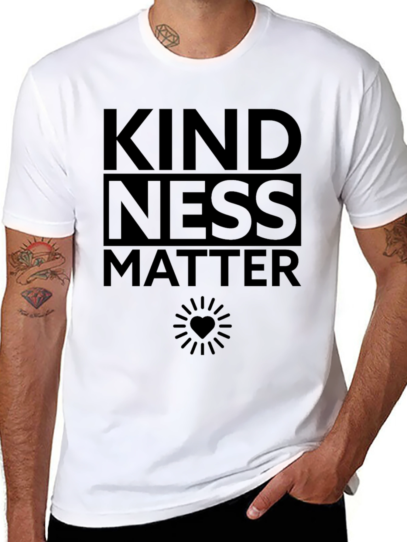 Kindness Matters Graphic Tee - Soft Cotton Blend