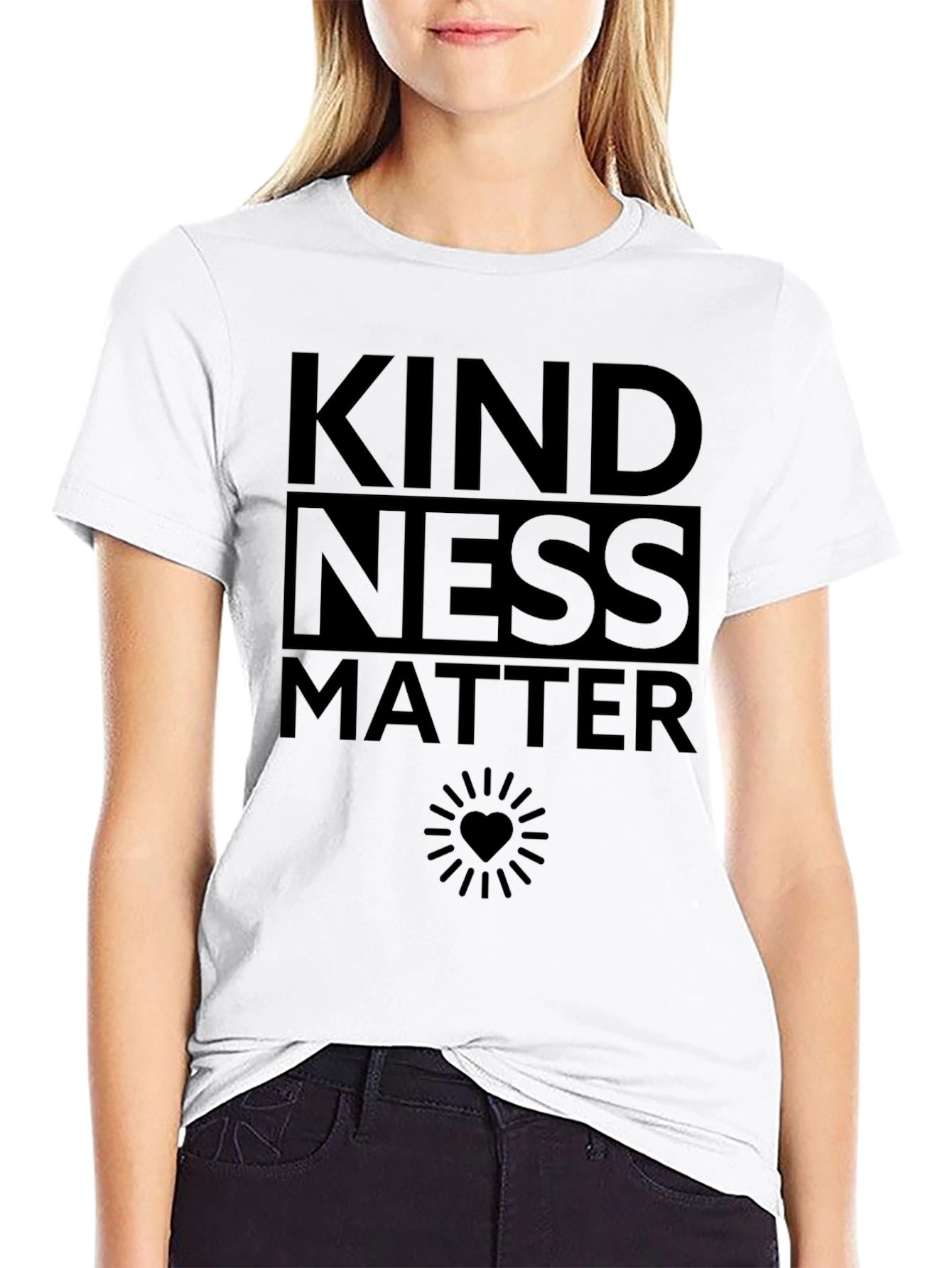 Kindness Matters Graphic Tee - Soft Cotton Blend