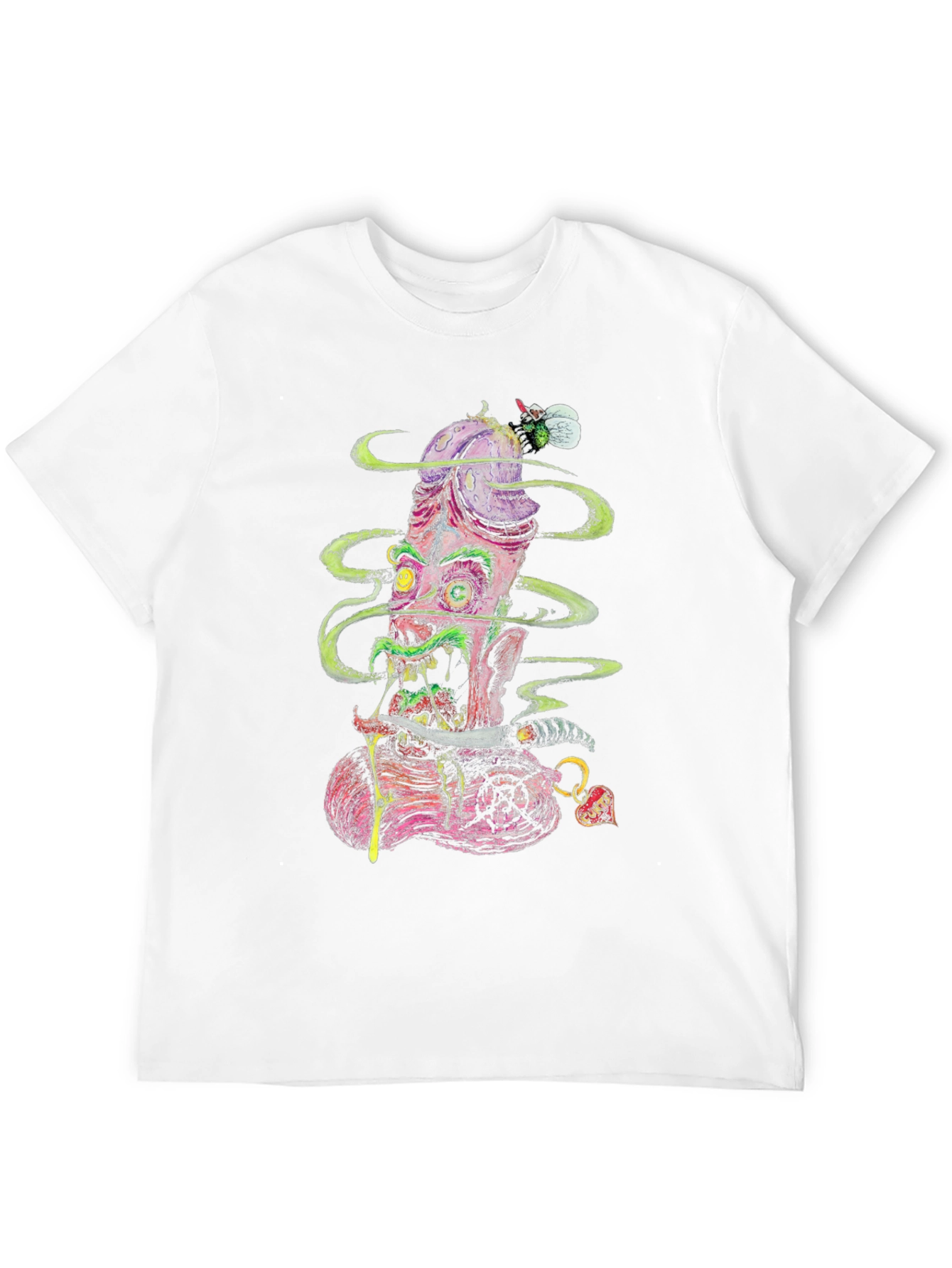 Grotesque Monster Graphic Tee - Bold & Edgy Fashion