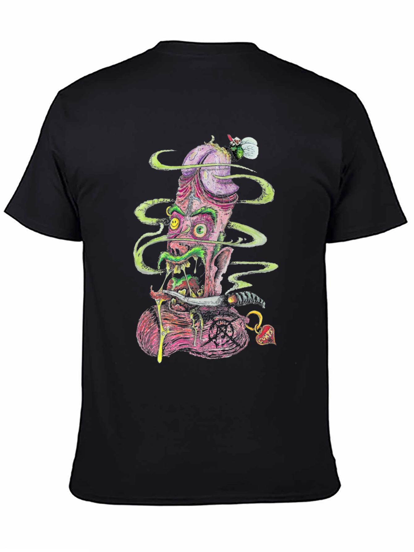 Grotesque Monster Graphic Tee - Bold & Edgy Fashion