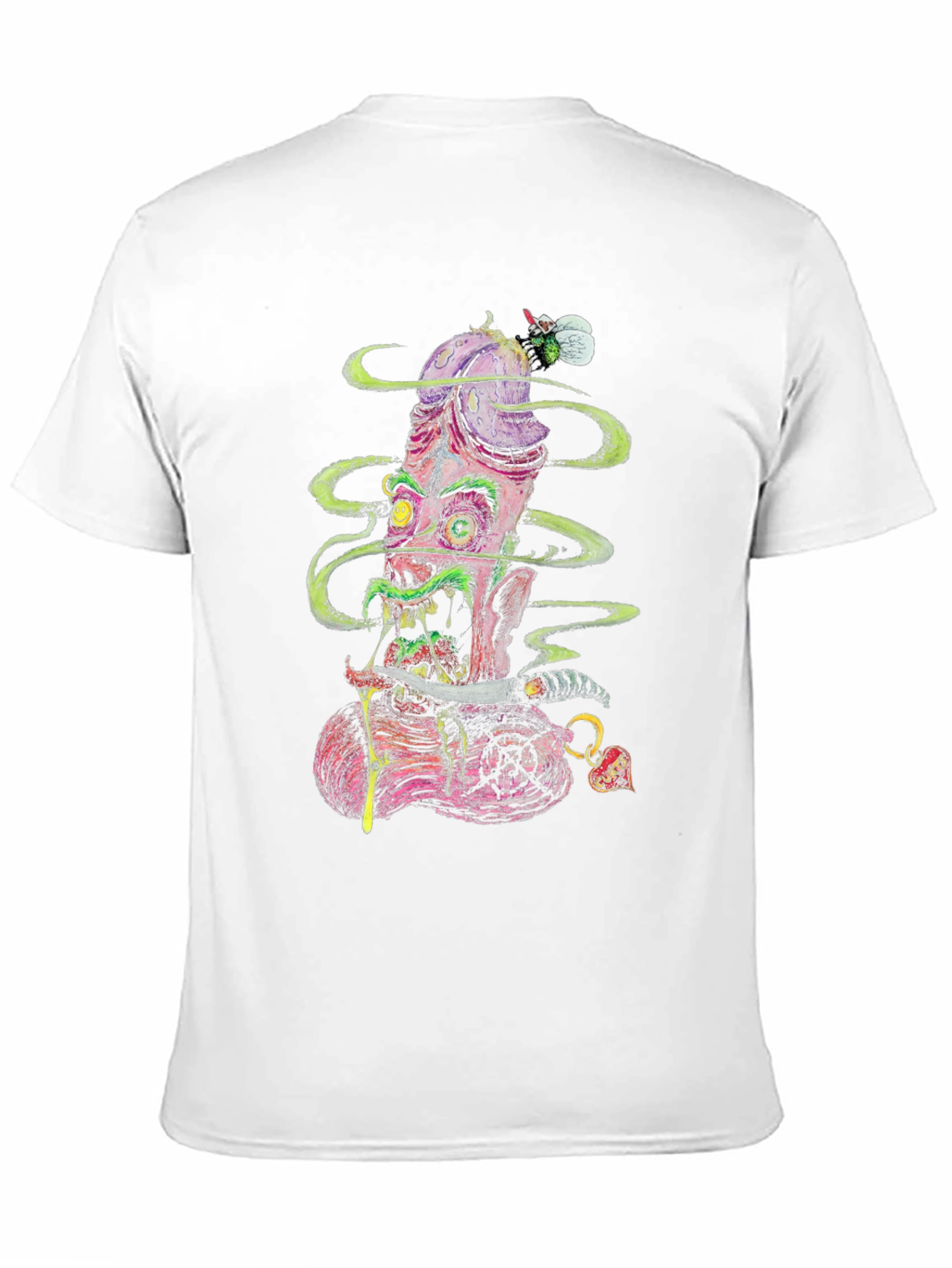 Grotesque Monster Graphic Tee - Bold & Edgy Fashion