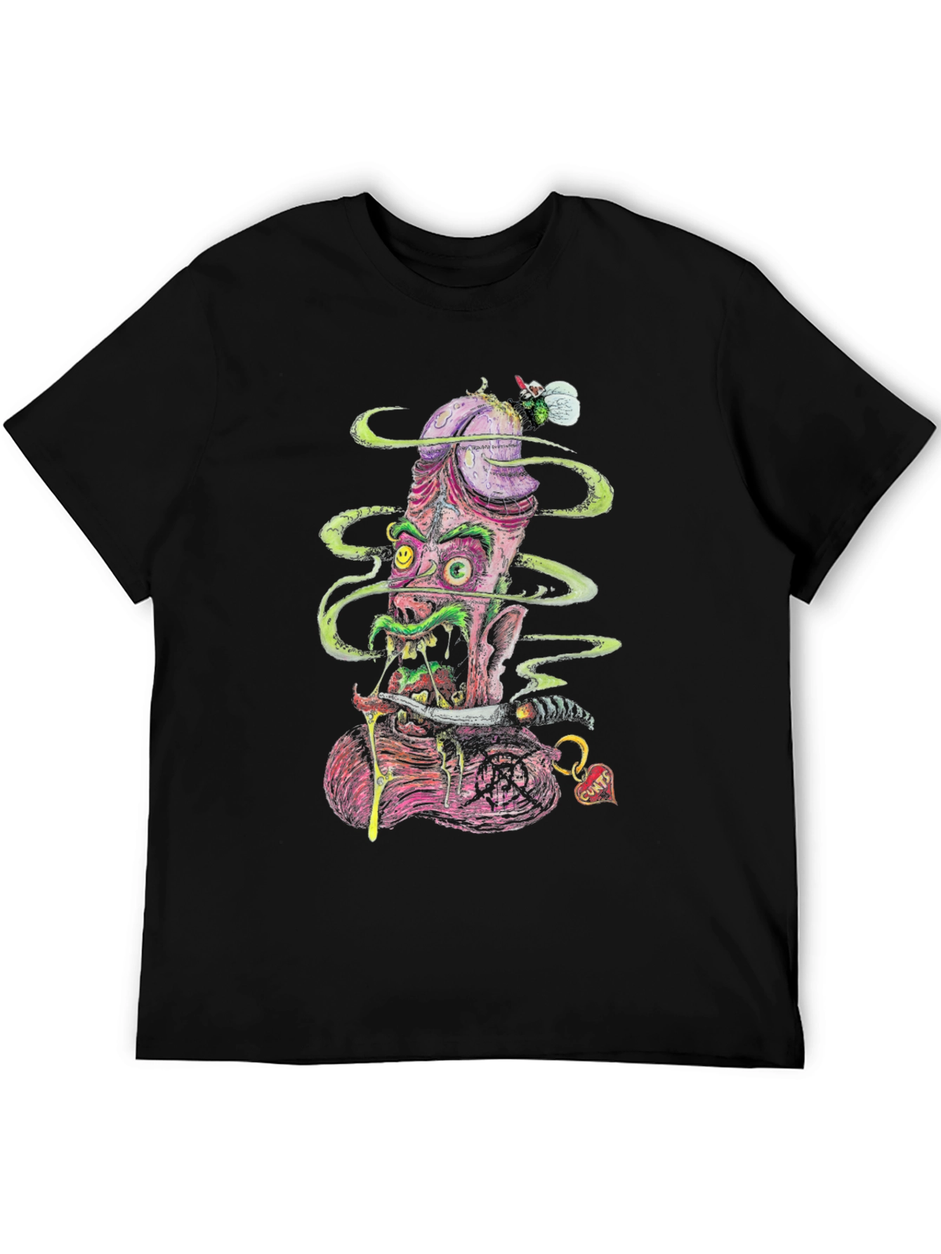 Grotesque Monster Graphic Tee - Bold & Edgy Fashion