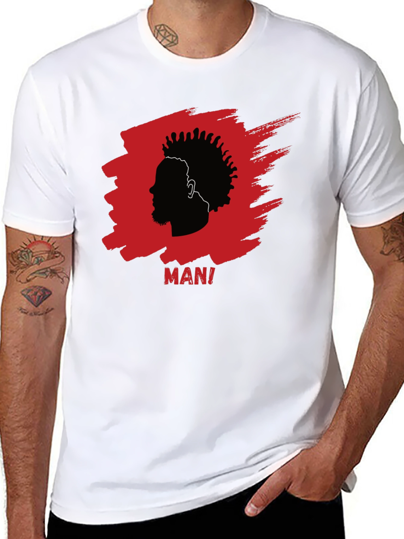 Black Mani Silhouette Graphic Tee