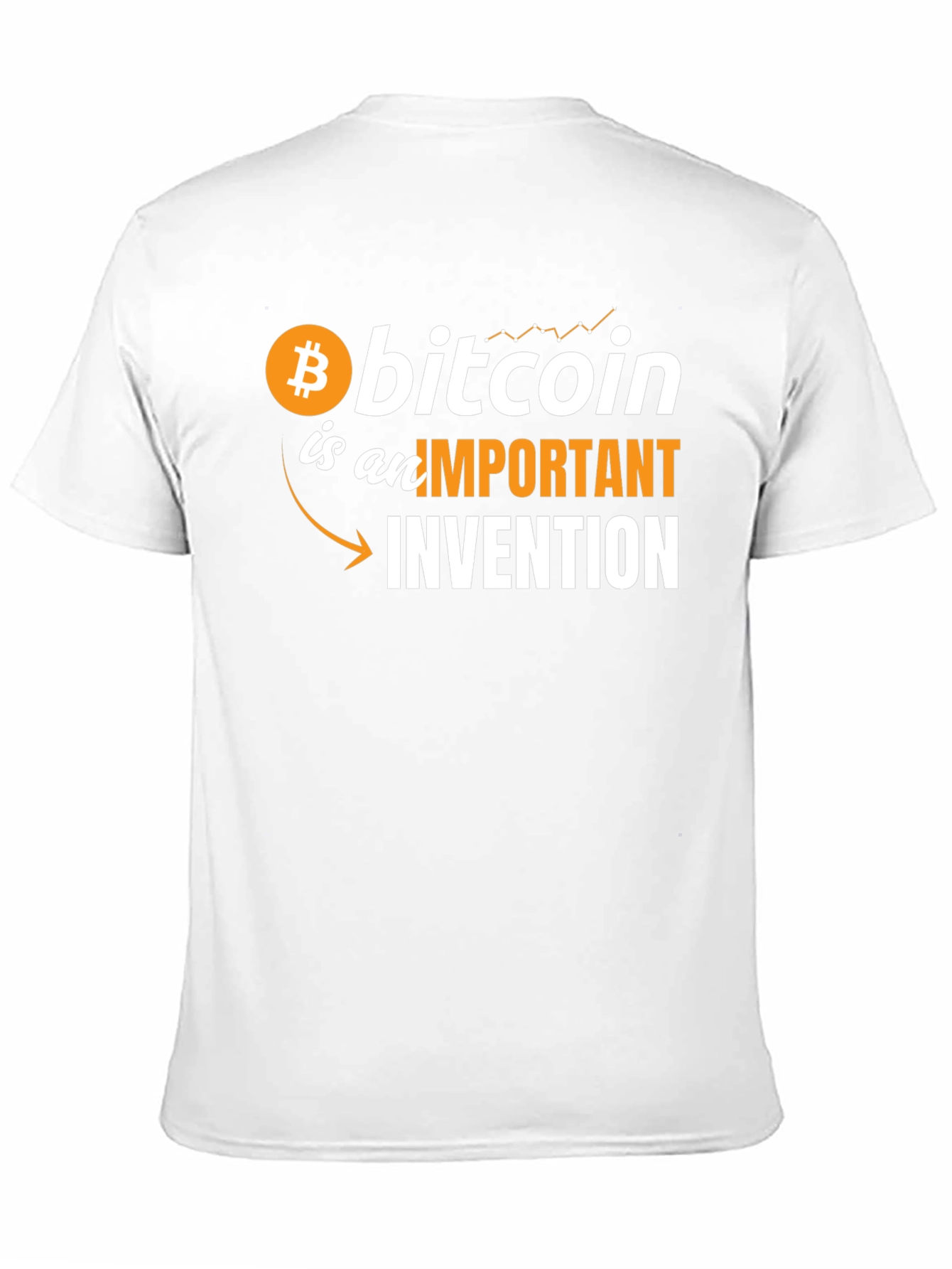 Bitcoin Important Invention Graphic Tee - Black