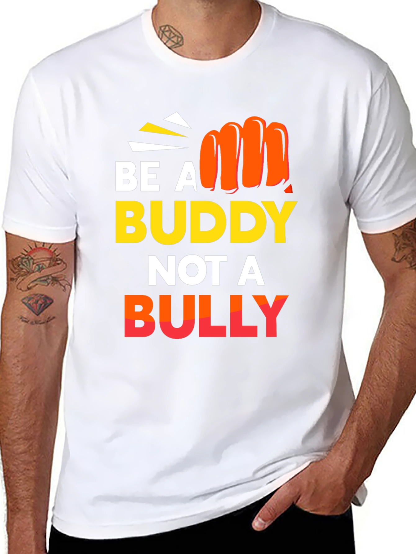 Be A Buddy Not A Bully Graphic Tee