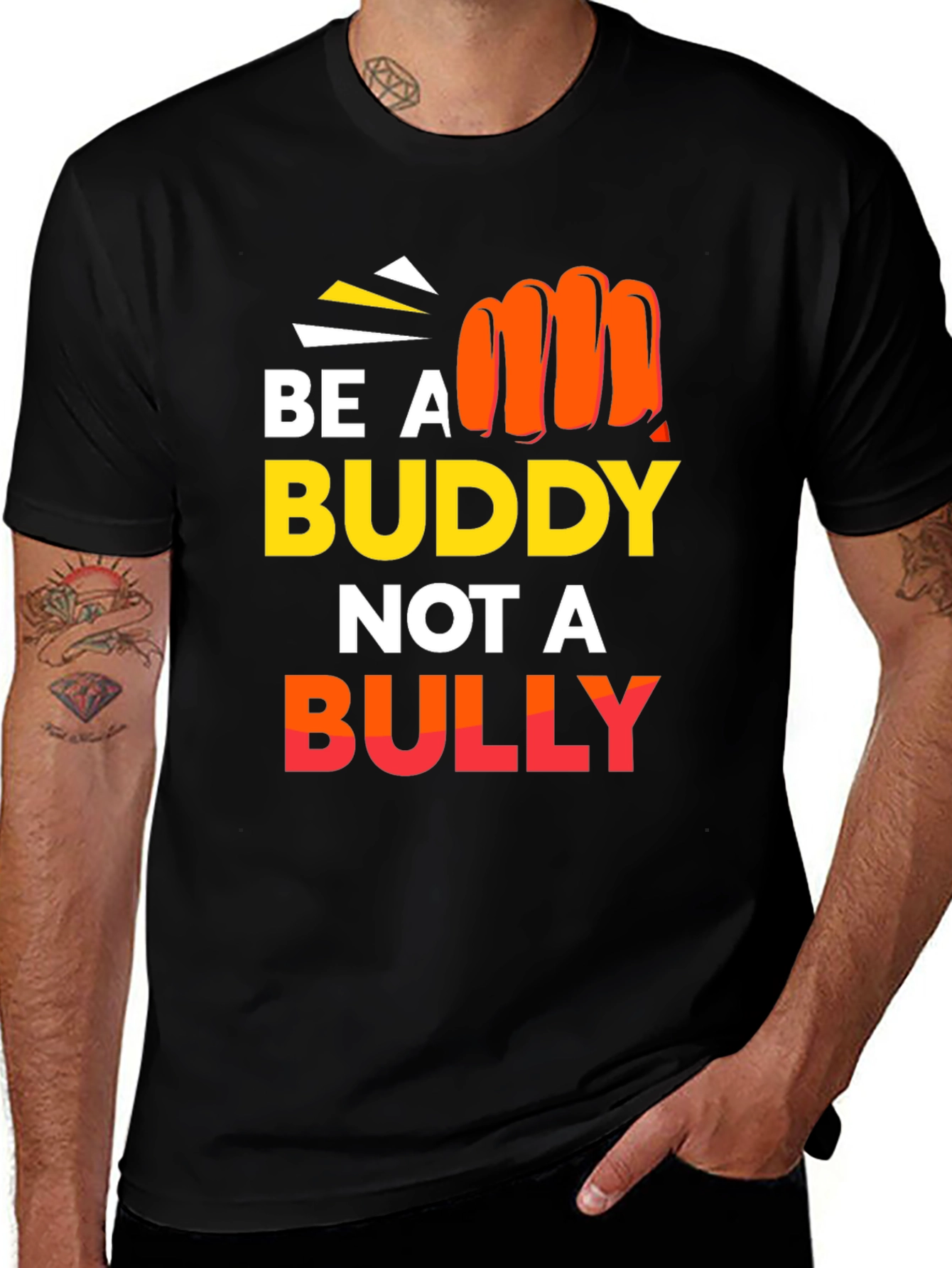 Be A Buddy Not A Bully Graphic Tee