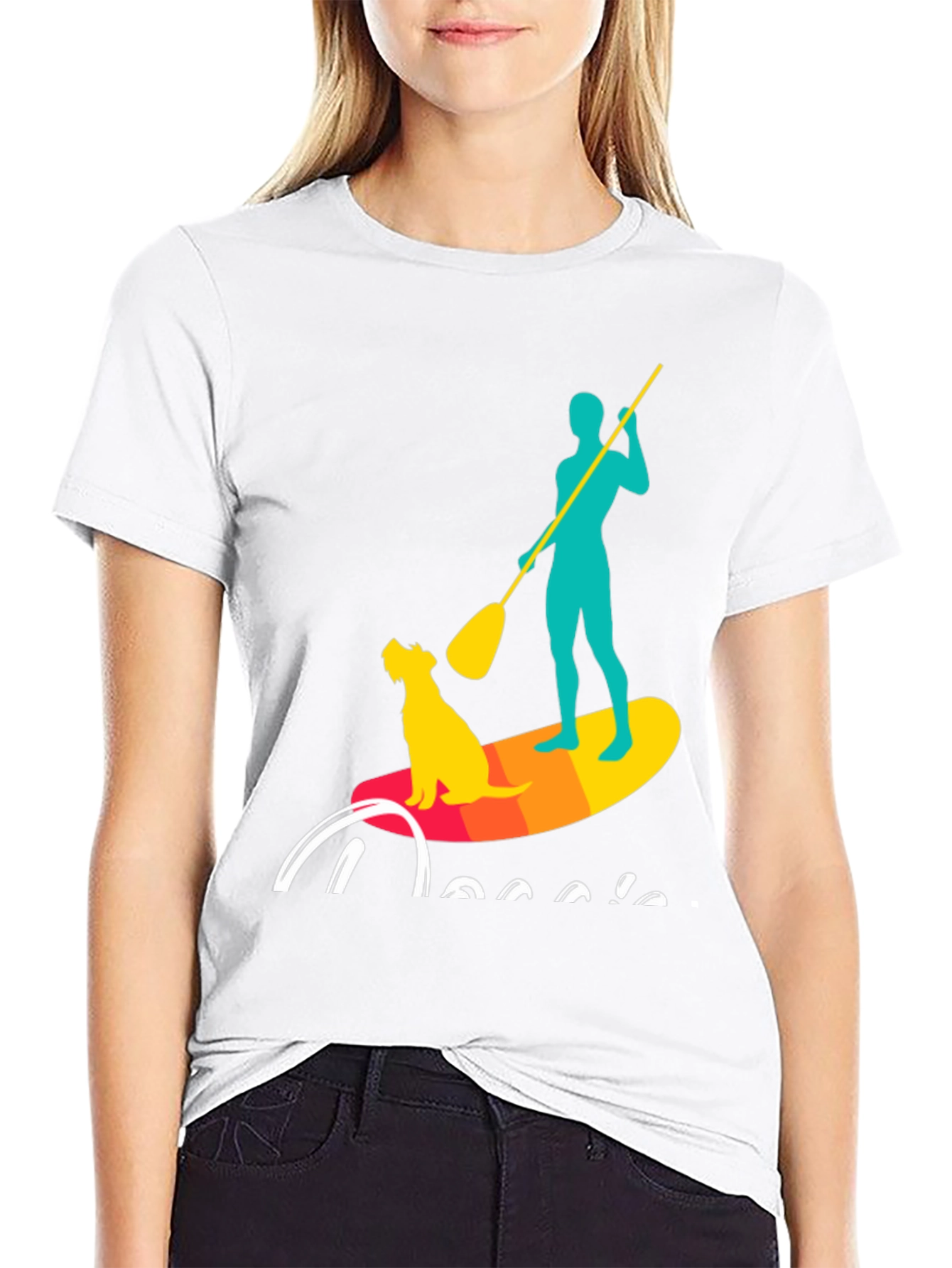 Dog & Paddleboard Graphic Tee