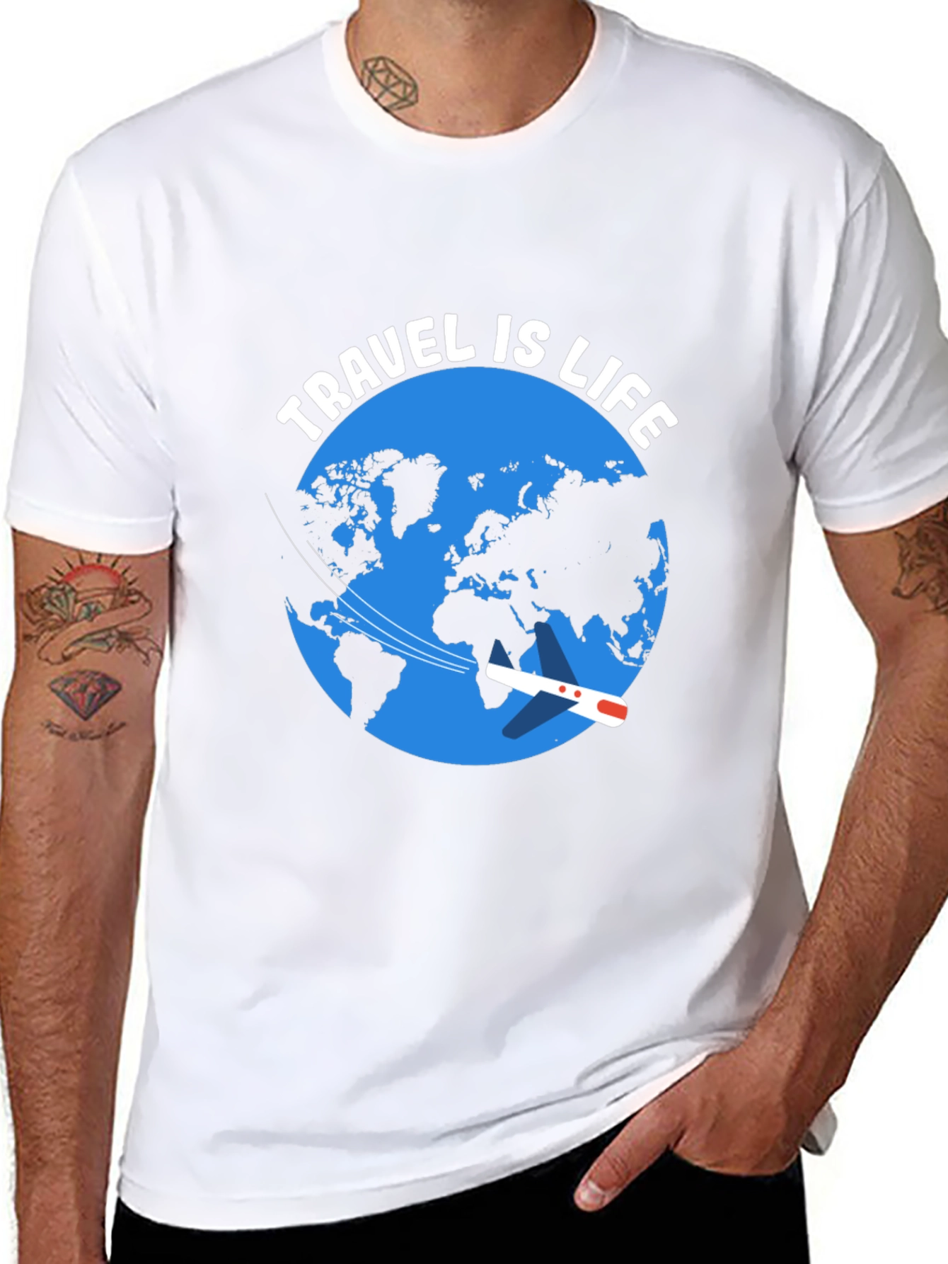 Travel Is Life Graphic Tee | Adventure T-Shirt