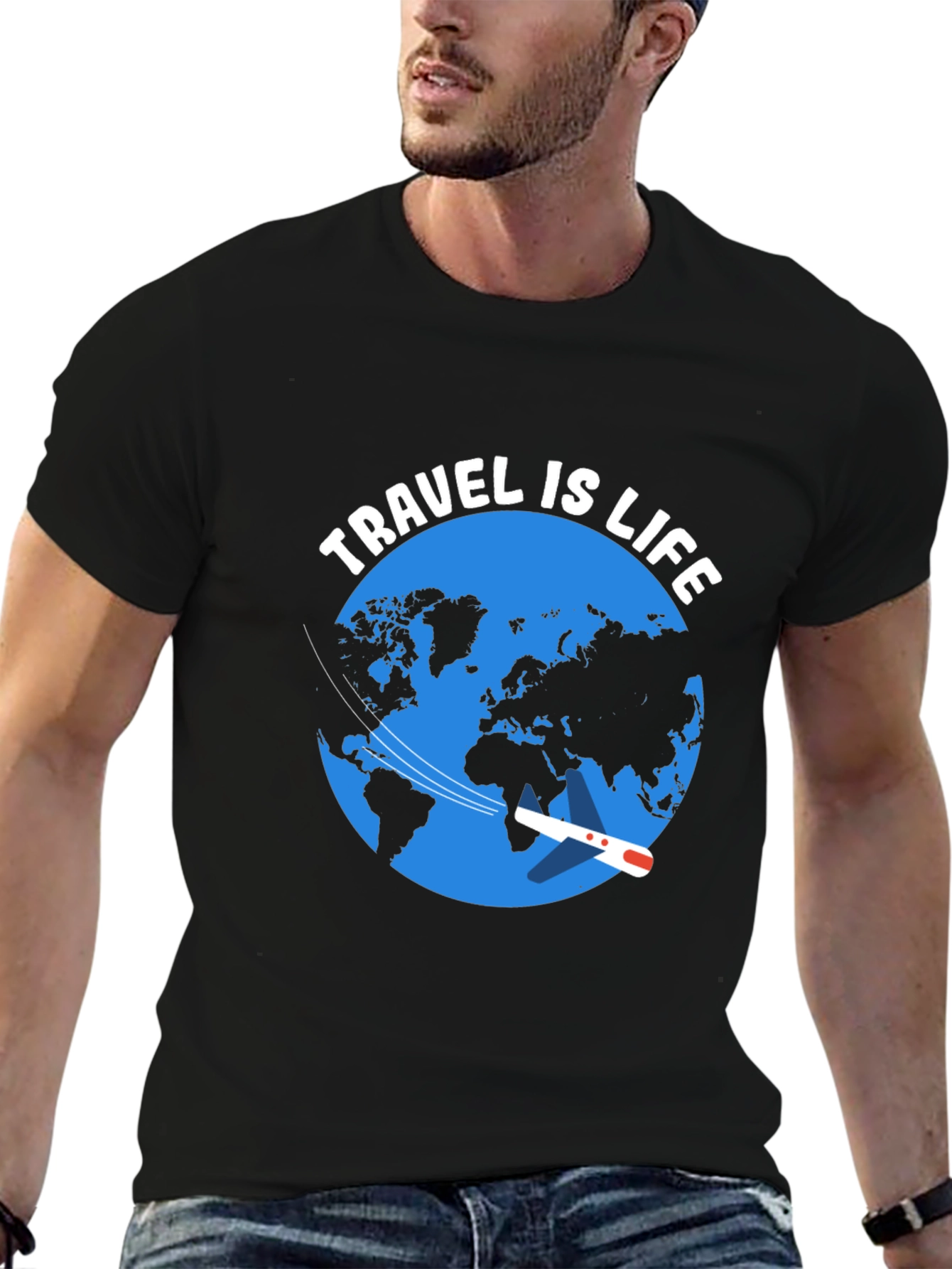 Travel Is Life Graphic Tee | Adventure T-Shirt
