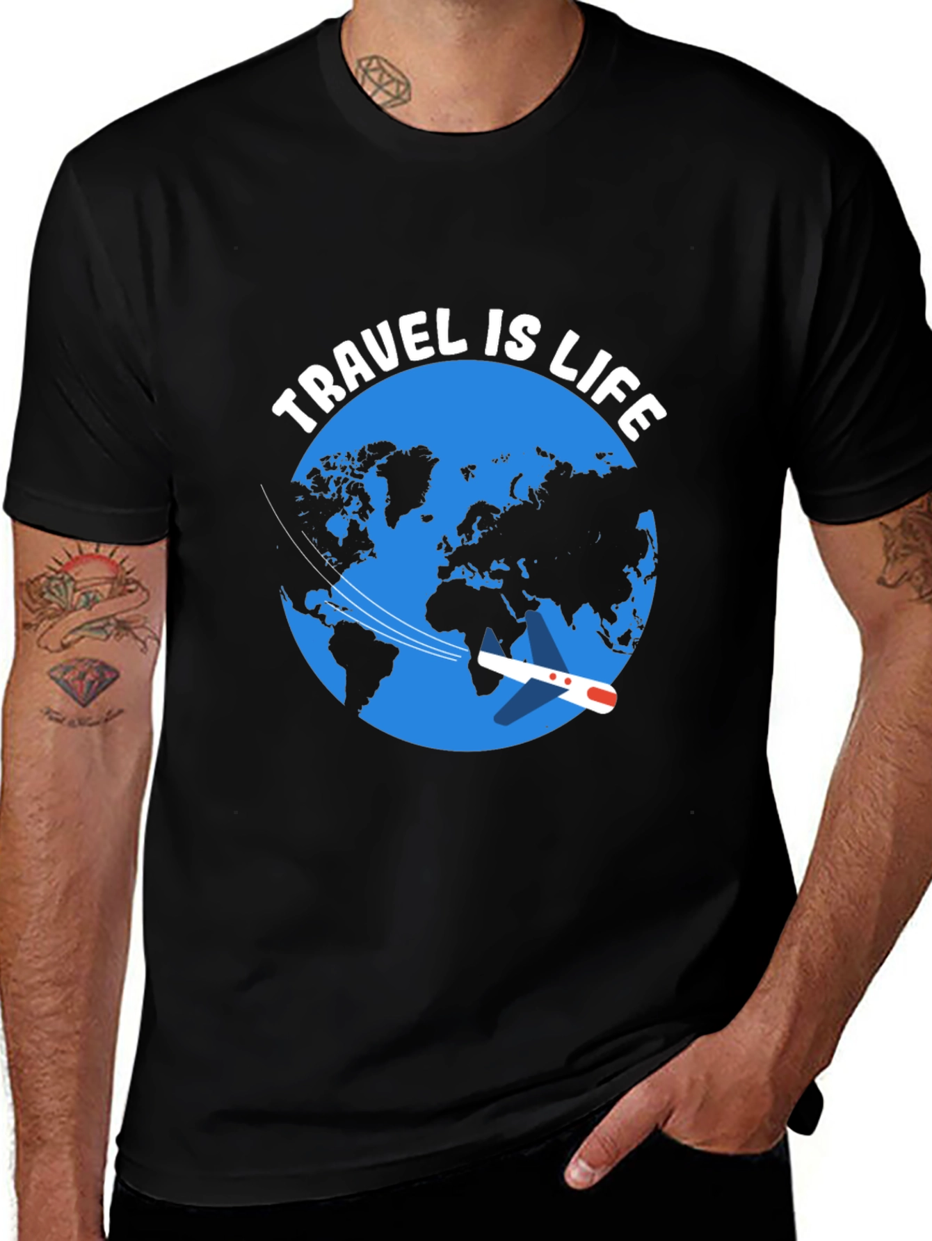 Travel Is Life Graphic Tee | Adventure T-Shirt