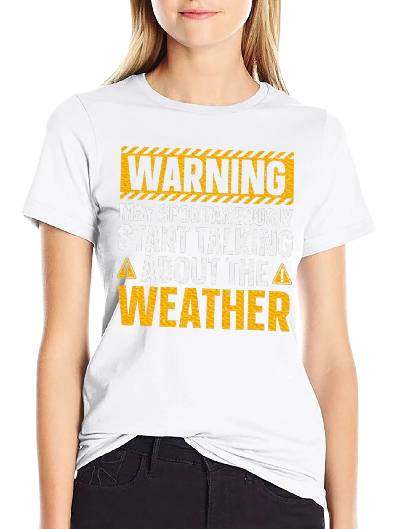 Warning May Spontaneously Talk About Weather T-Shirt