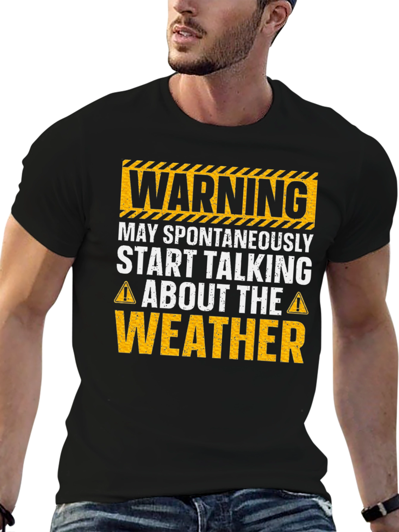 Warning May Spontaneously Talk About Weather T-Shirt