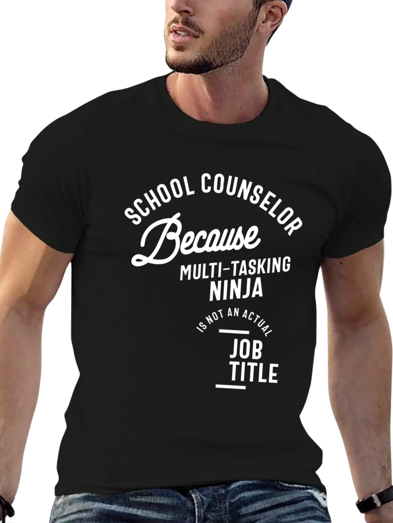 School Counselor Multi-Tasking Ninja T-Shirt