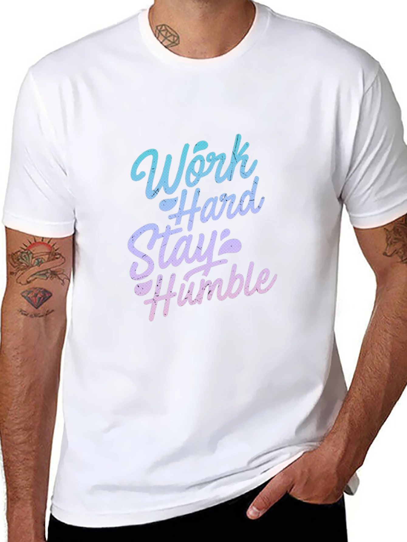 Work Hard Stay Humble Graphic T-Shirt
