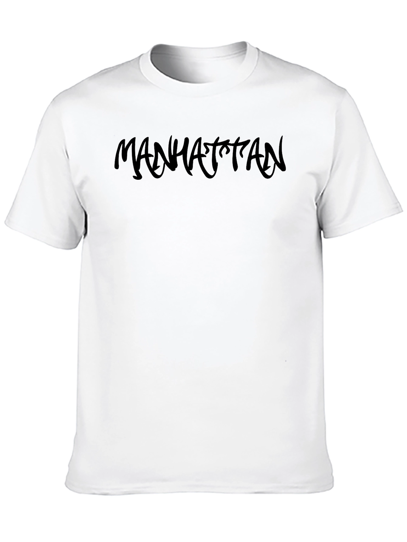 Manhattan Graphic Tee - Unisex Black T-Shirt