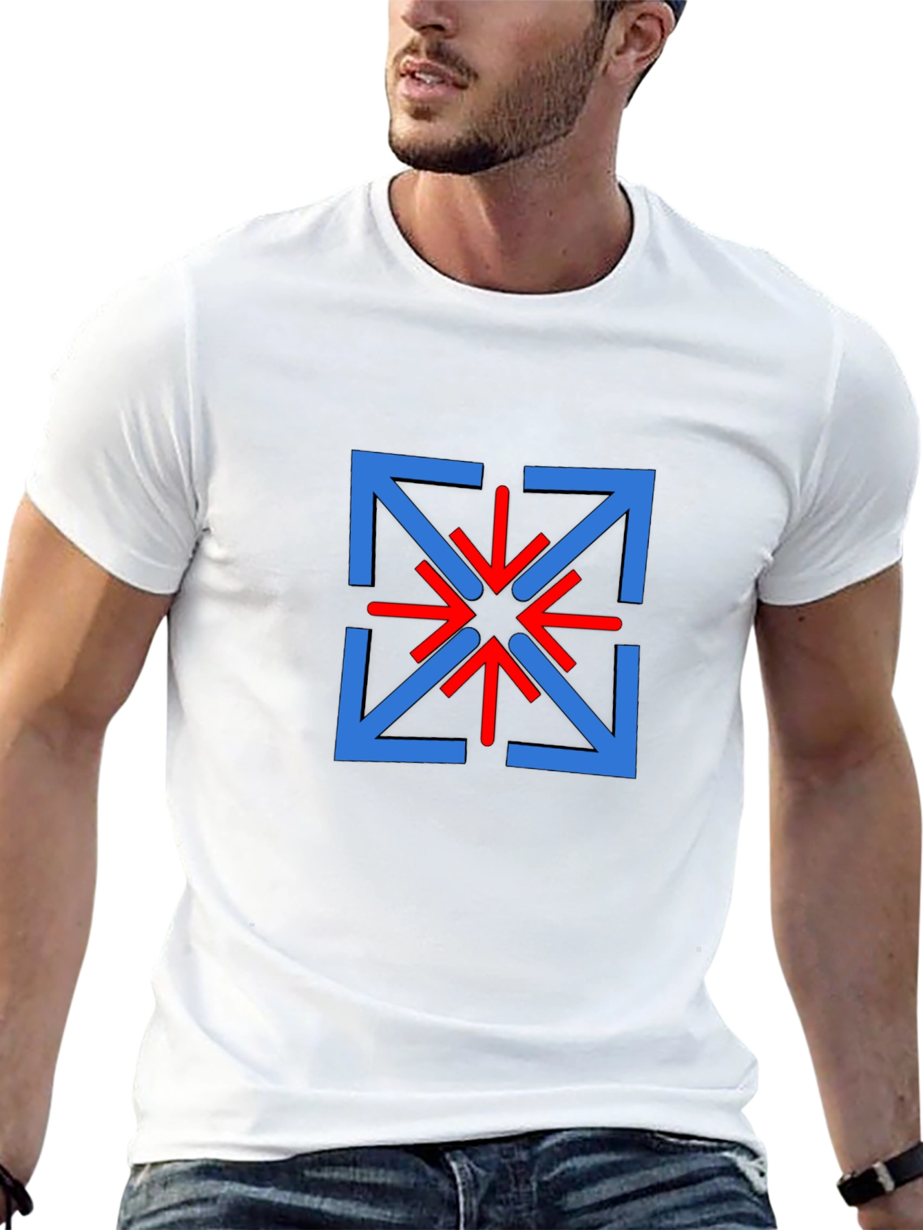 Arrow Graphic T-Shirt - Modern Design