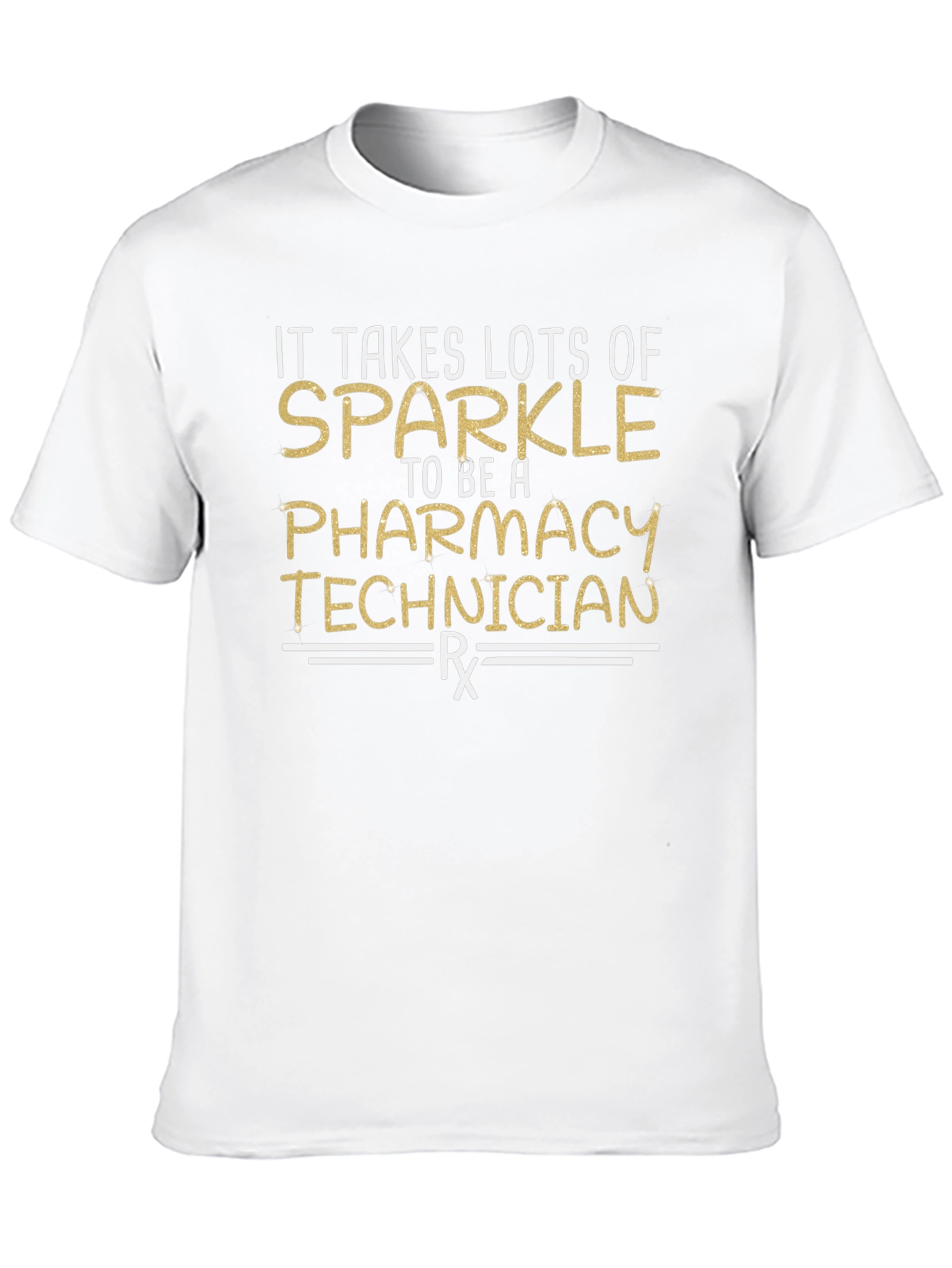 Sparkle Pharmacy Technician Black T-Shirt