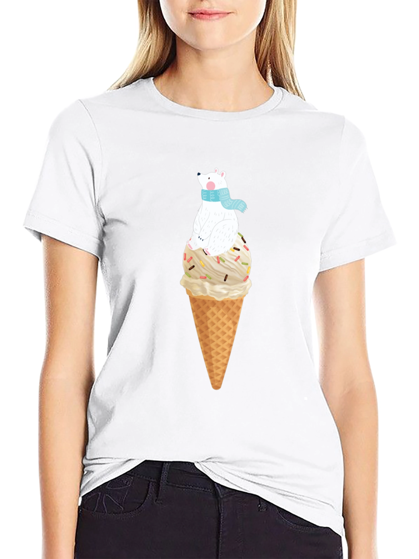 Polar Bear Ice Cream T-Shirt