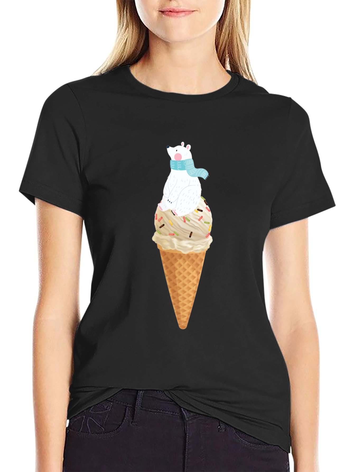 Polar Bear Ice Cream T-Shirt
