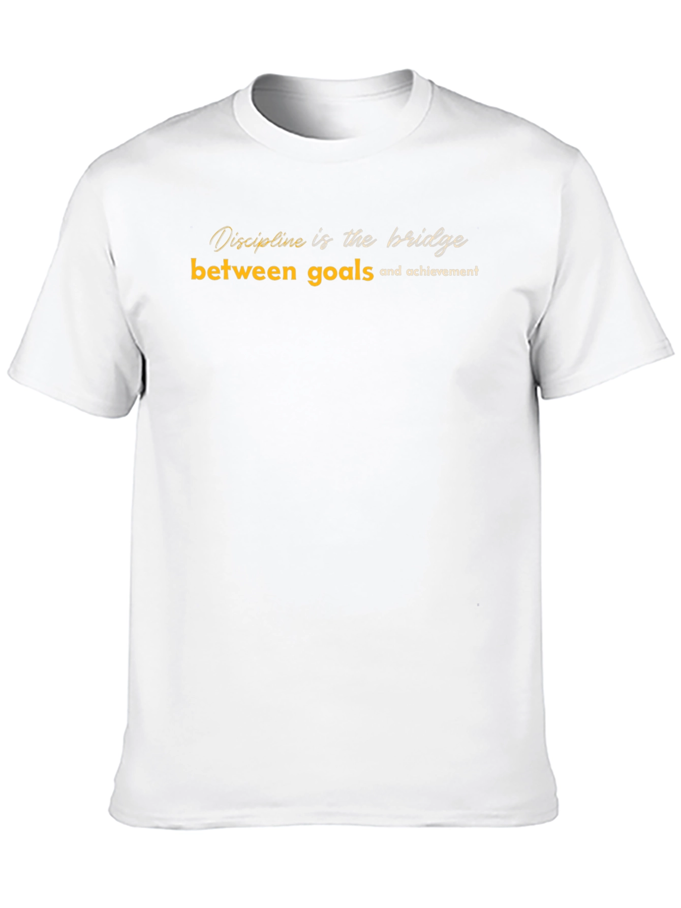 Motivation T-Shirt: Discipline is the Bridge