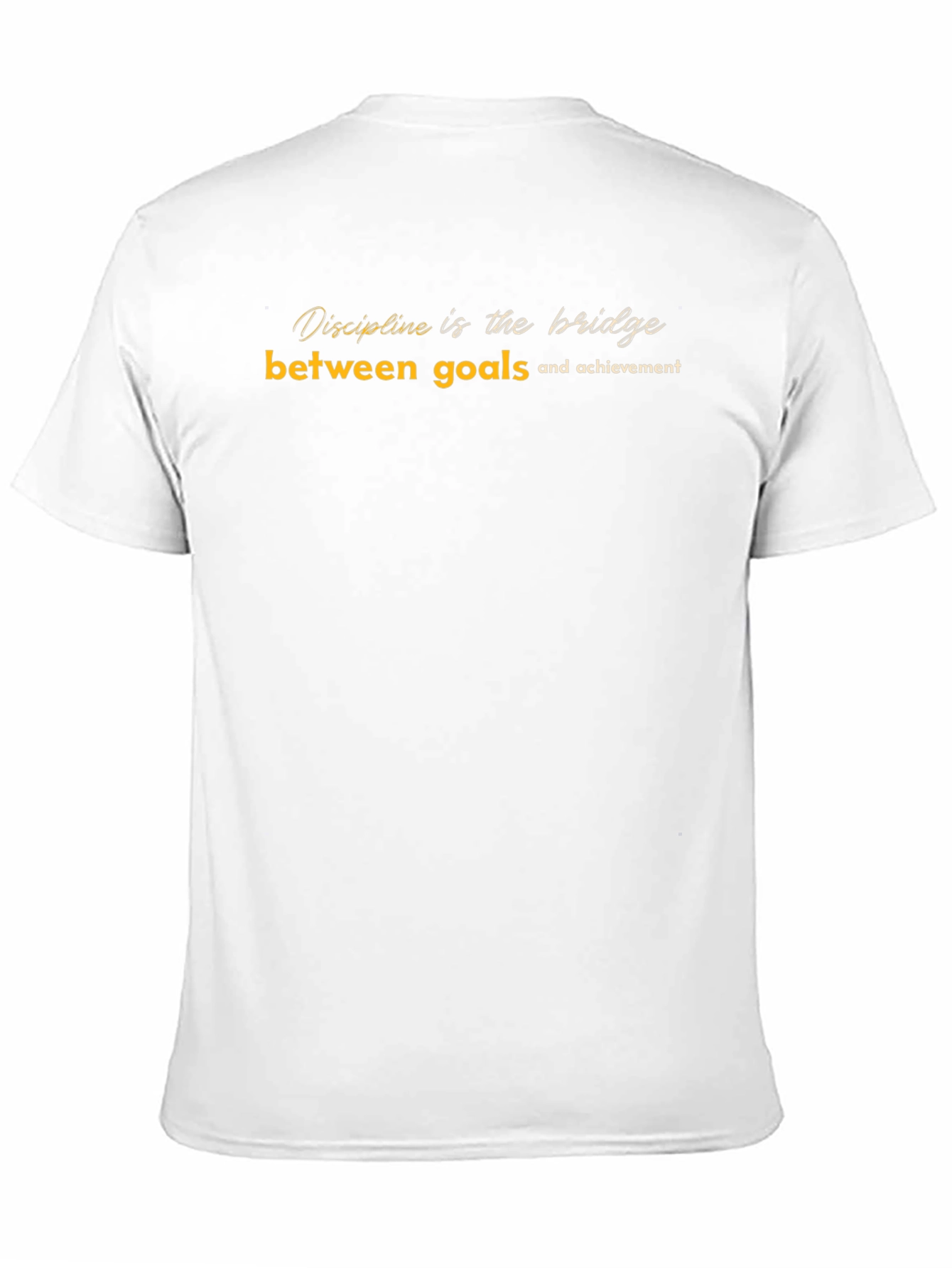 Motivation T-Shirt: Discipline is the Bridge