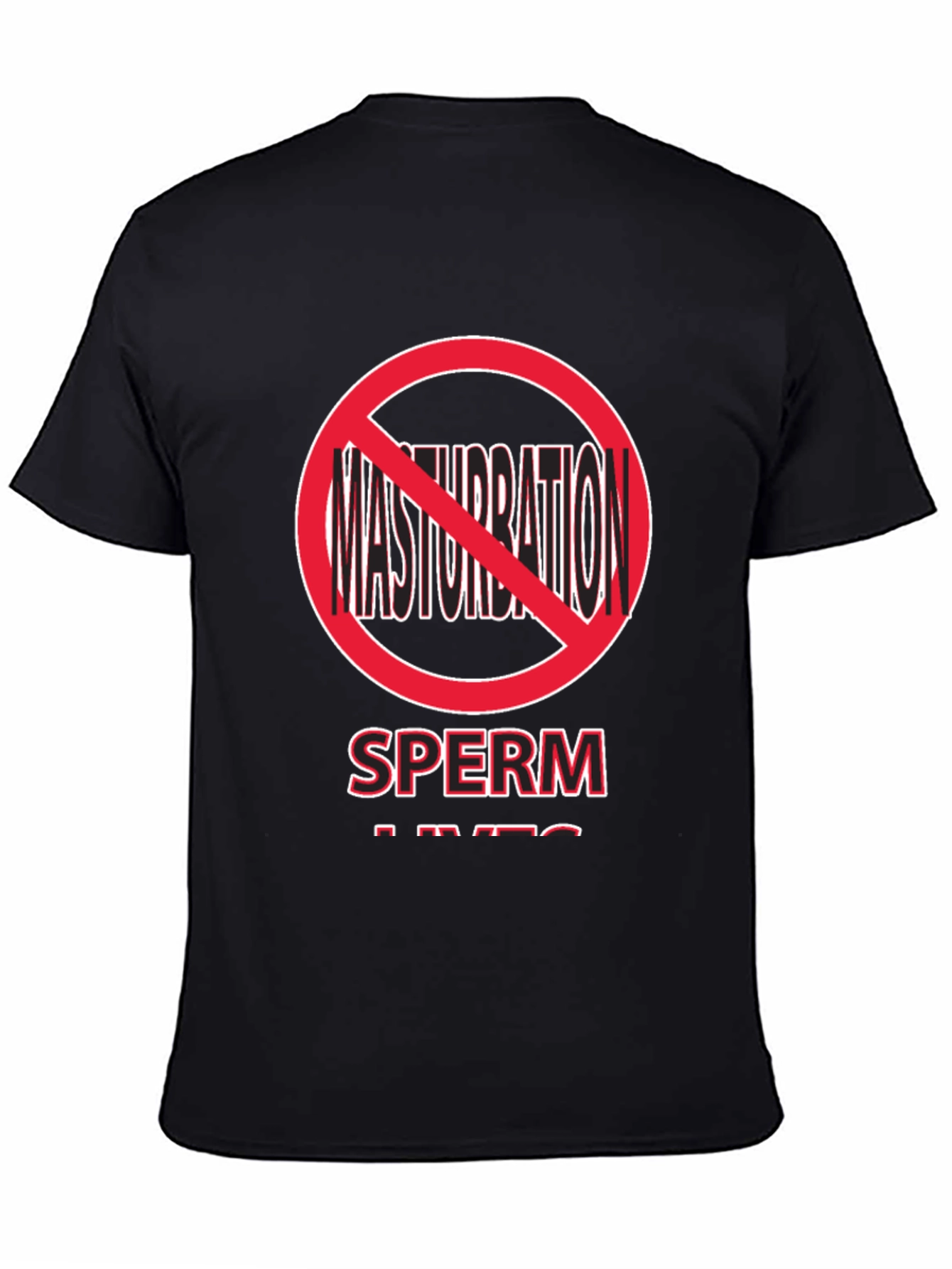 Sperm Lives Novelty T-Shirt - Funny Graphic Tee