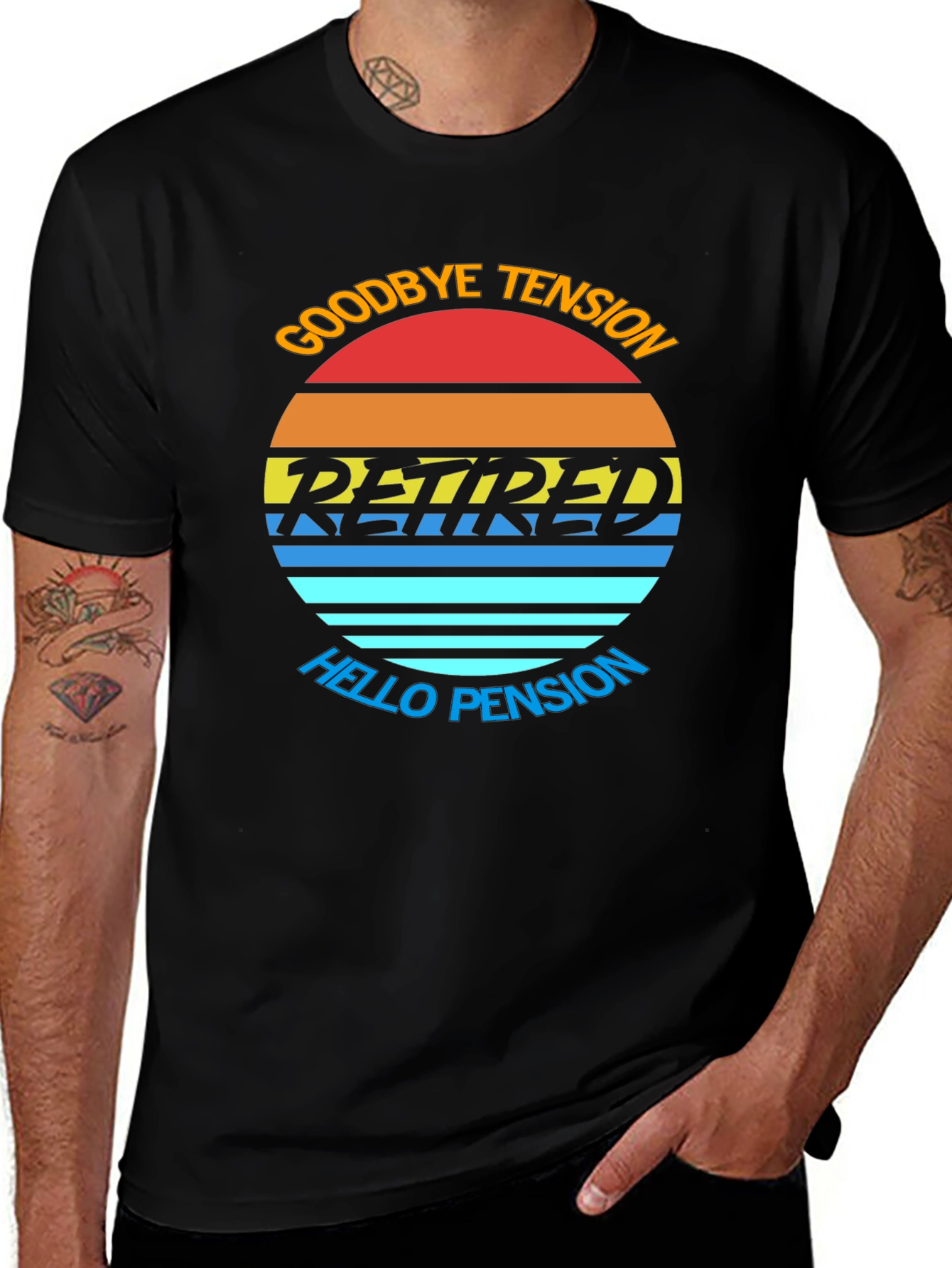 Goodbye Tension Hello Pension T-Shirt