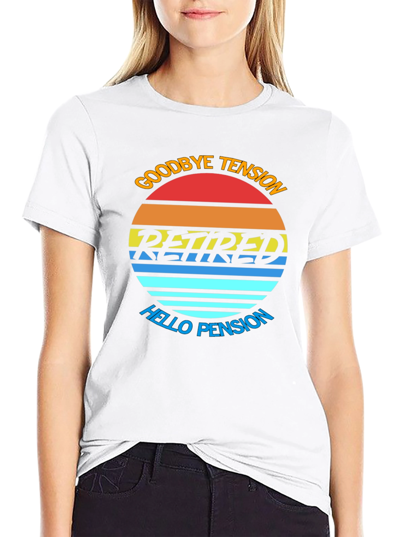Goodbye Tension Hello Pension T-Shirt