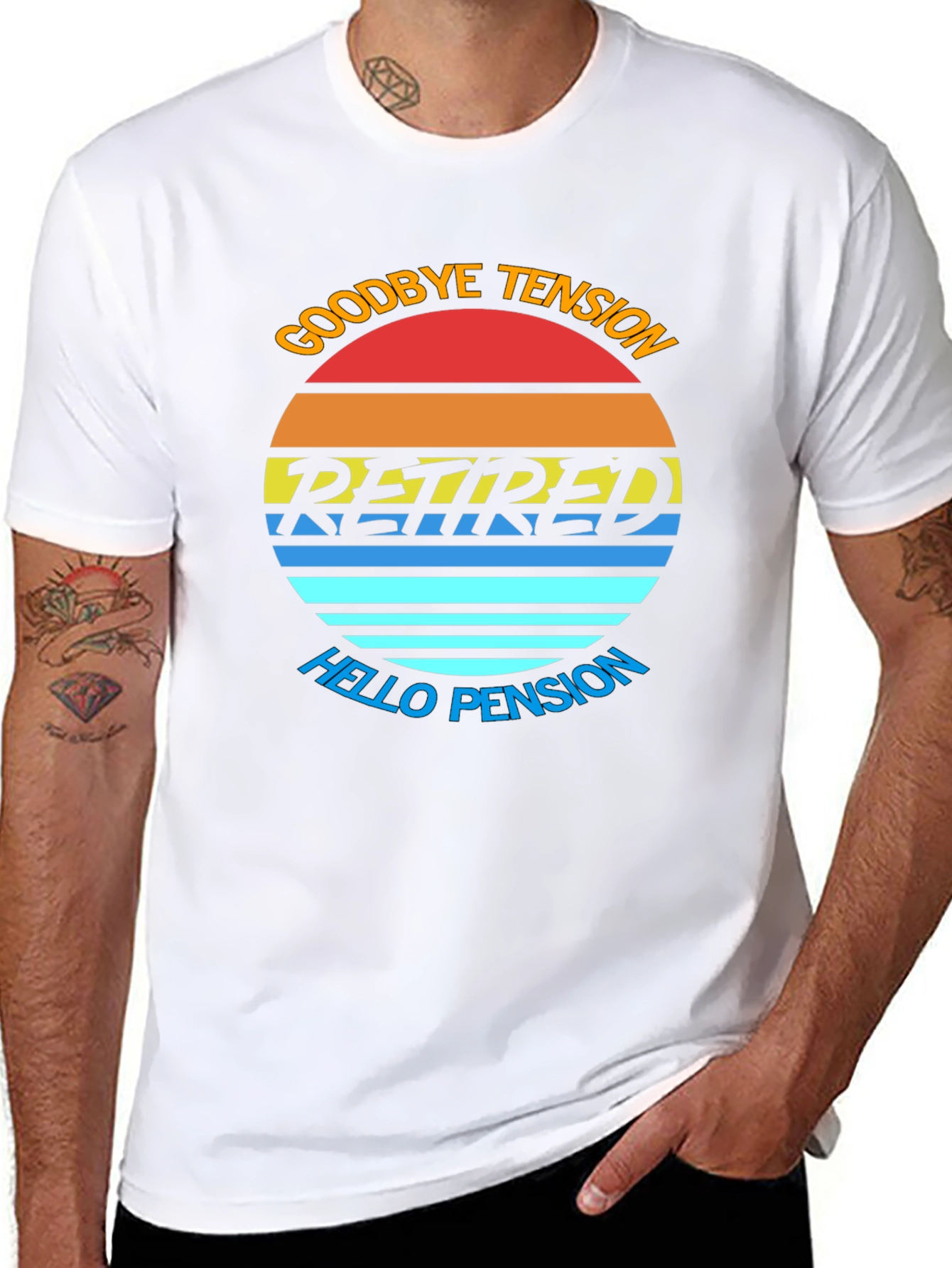 Goodbye Tension Hello Pension T-Shirt