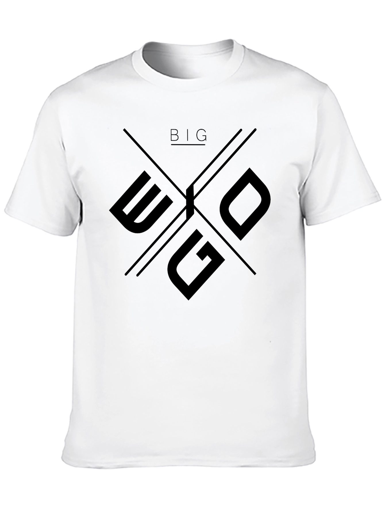 Big Ego Black Graphic T-Shirt