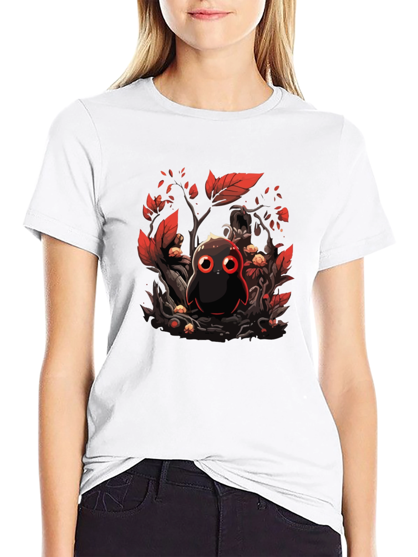Cartoon Bird Graphic Tee - Unique Design