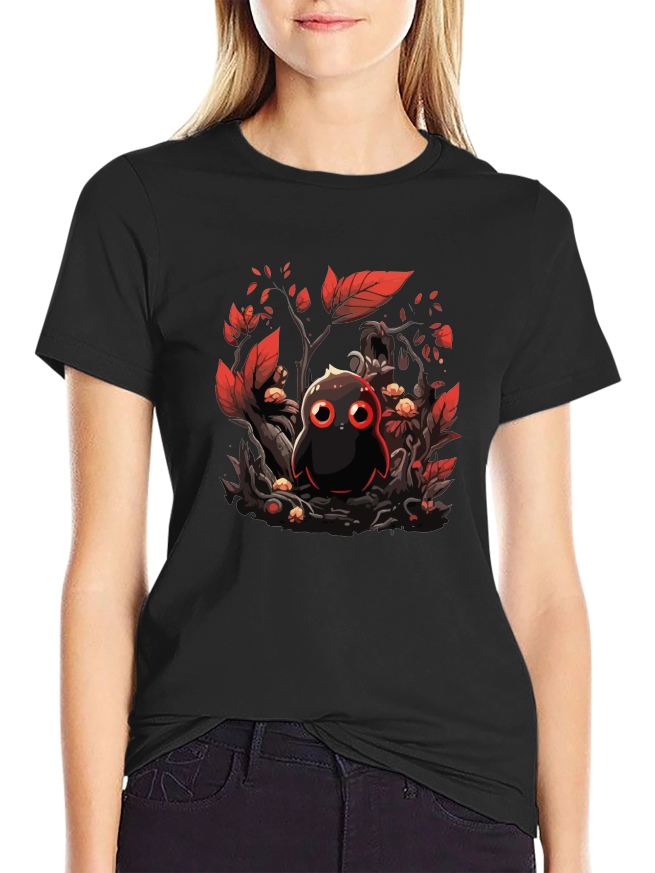 Cartoon Bird Graphic Tee - Unique Design