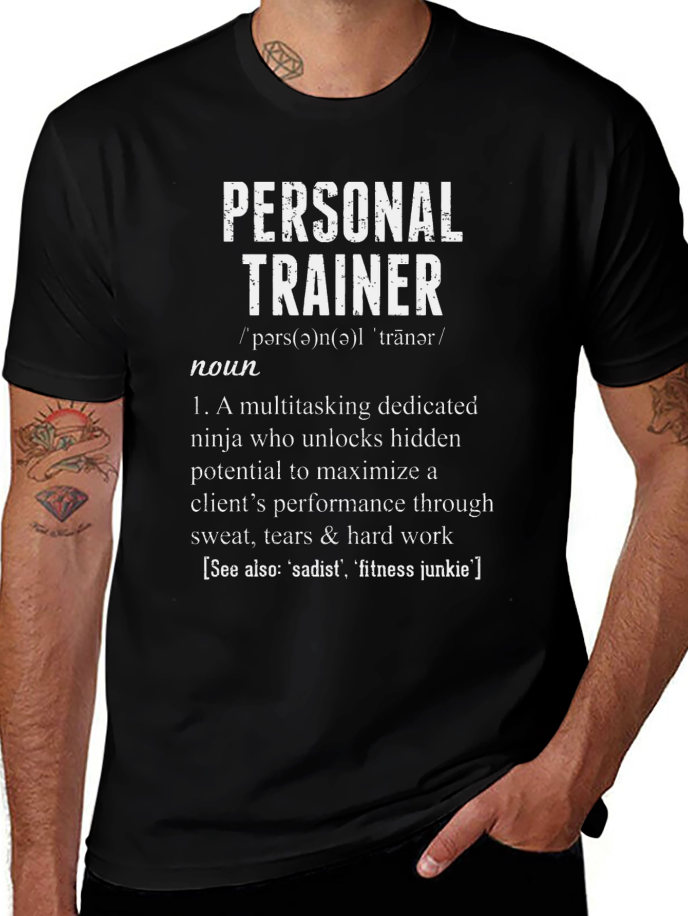Personal Trainer Definition Graphic Tee