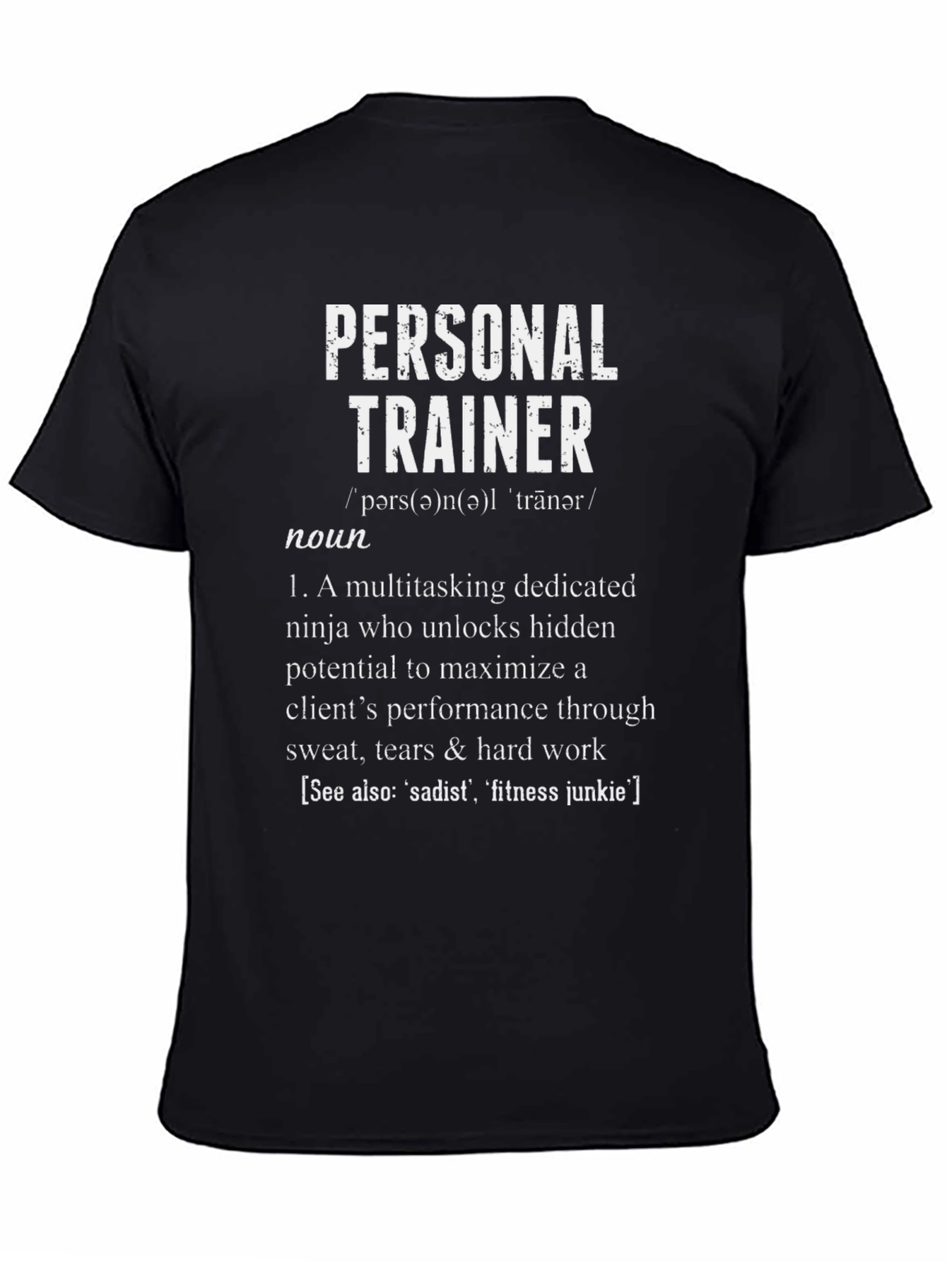 Personal Trainer Definition Graphic Tee