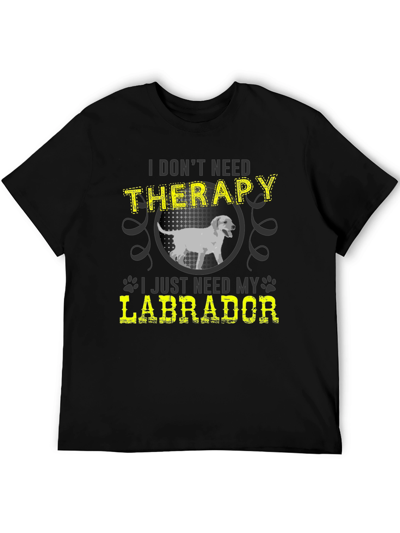 Labrador Therapy Graphic T-Shirt