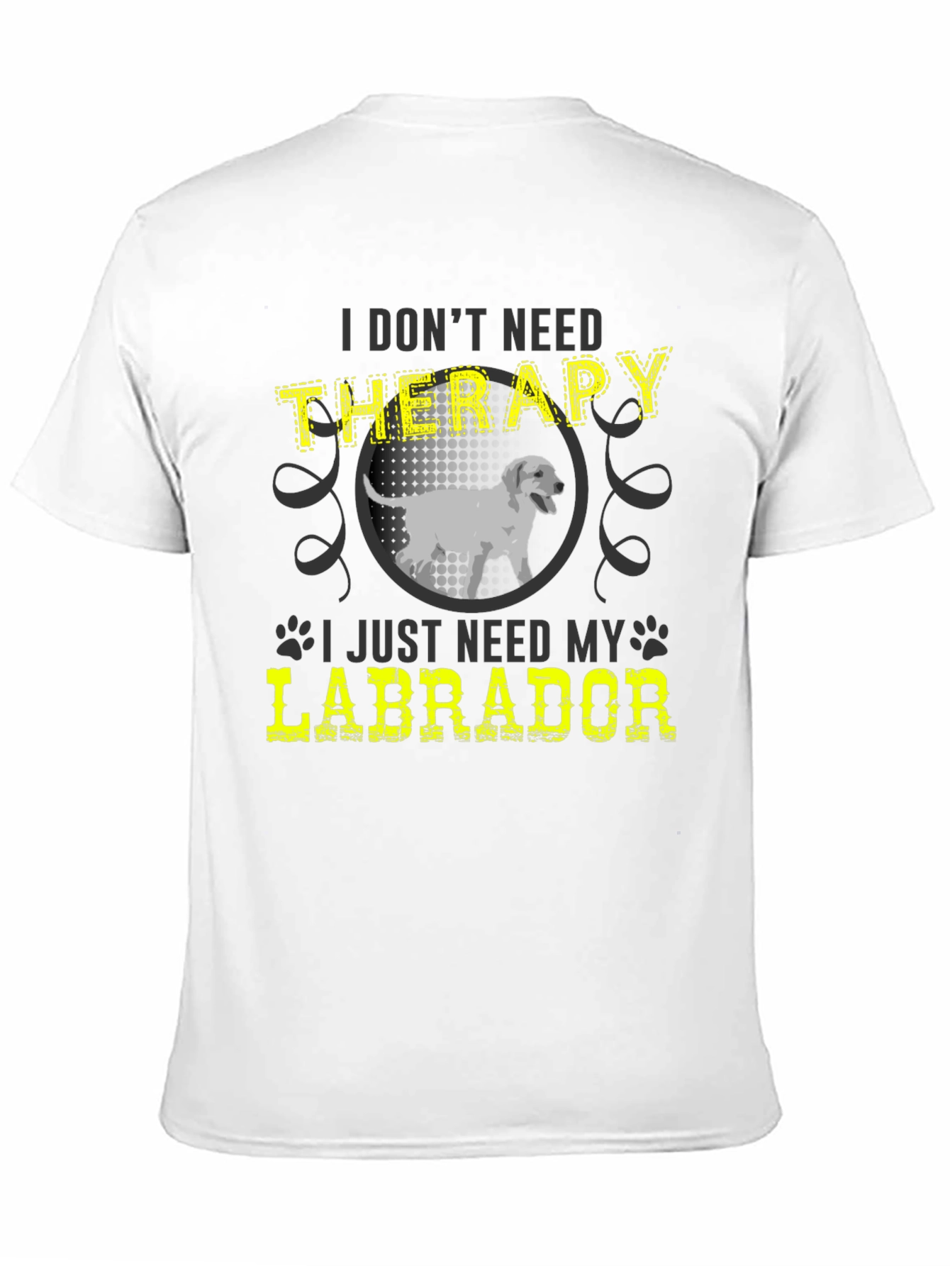 Labrador Therapy Graphic T-Shirt