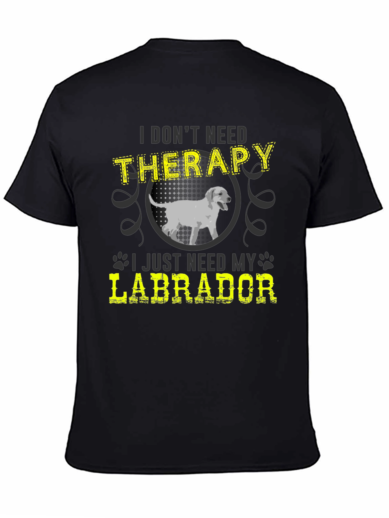 Labrador Therapy Graphic T-Shirt