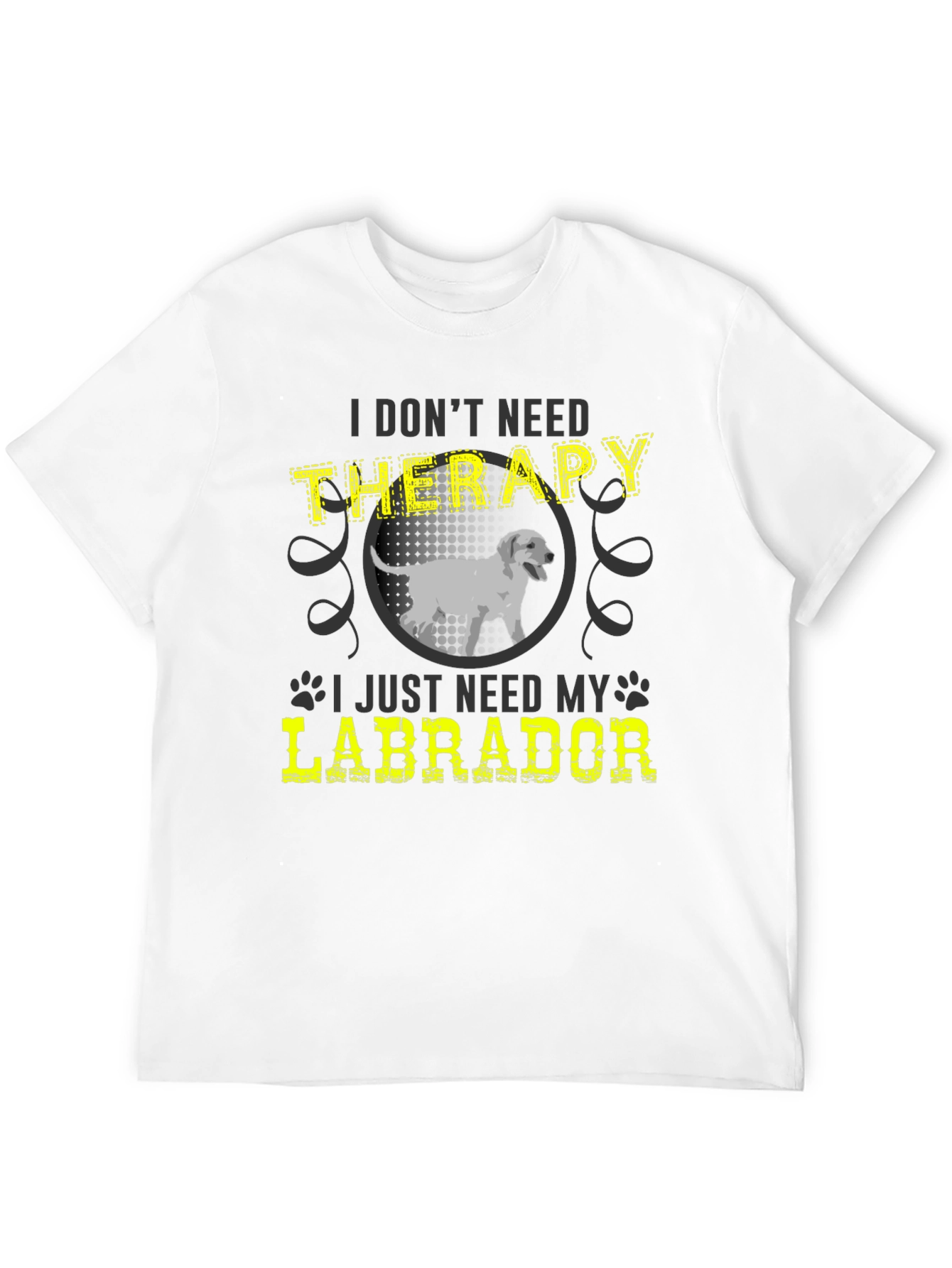 Labrador Therapy Graphic T-Shirt