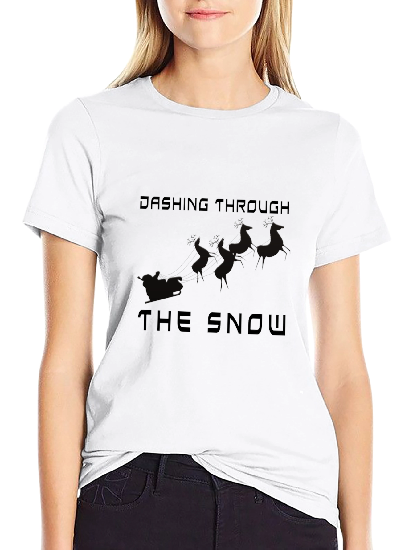 Dashing Through the Snow Graphic T-Shirt