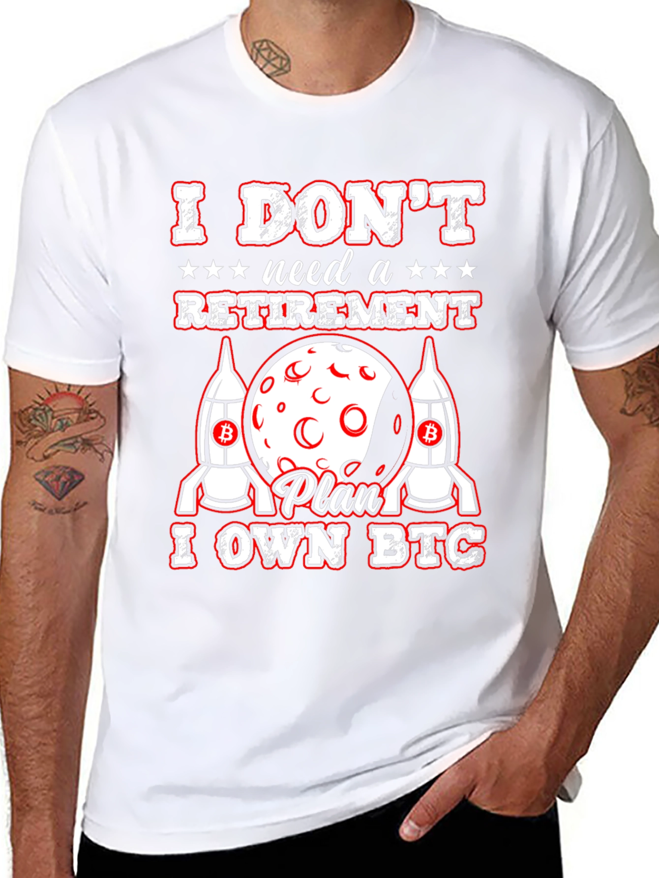 I OWN BTC Bitcoin Cryptocurrency Black T-Shirt