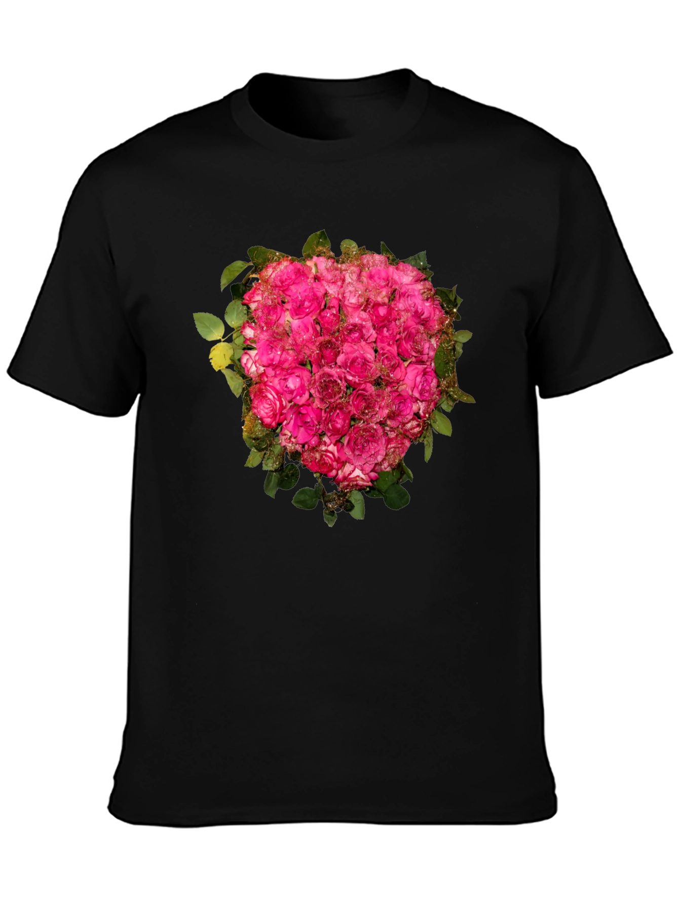 Floral Bouquet Graphic Print T-Shirt