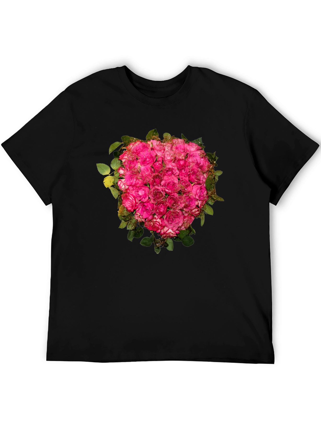 Floral Bouquet Graphic Print T-Shirt