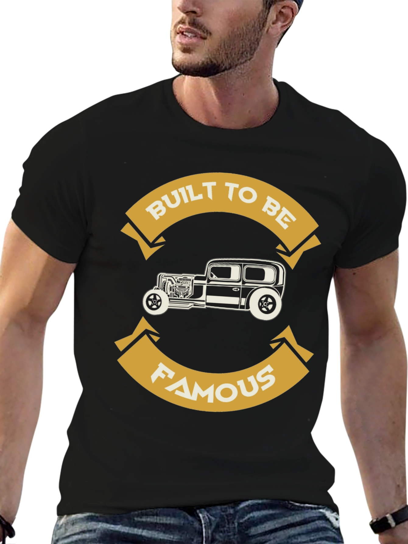 Built to Be Famous Hot Rod Graphic Tee