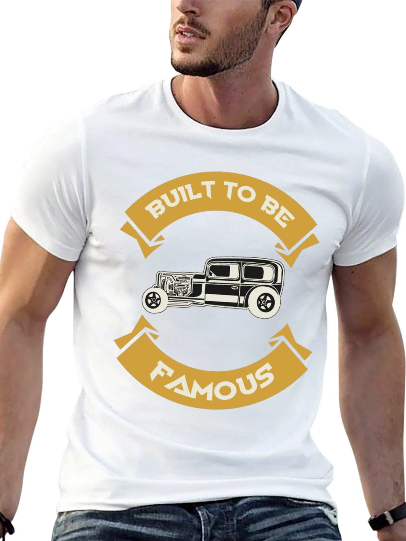 Built to Be Famous Hot Rod Graphic Tee